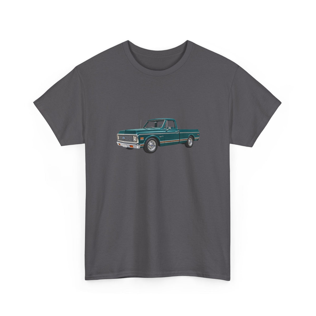 1971 Chevy C10 Pickup Truck T-shirt - Cars, Trucks & Cycles - Harvey Ltd