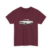 1971 Ford F-100 Wimbleton White Pickup T-shirt - Cars, Trucks & Cycles - Harvey Ltd
