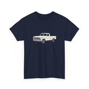 1971 Ford F-100 Wimbleton White Pickup T-shirt - Cars, Trucks & Cycles - Harvey Ltd