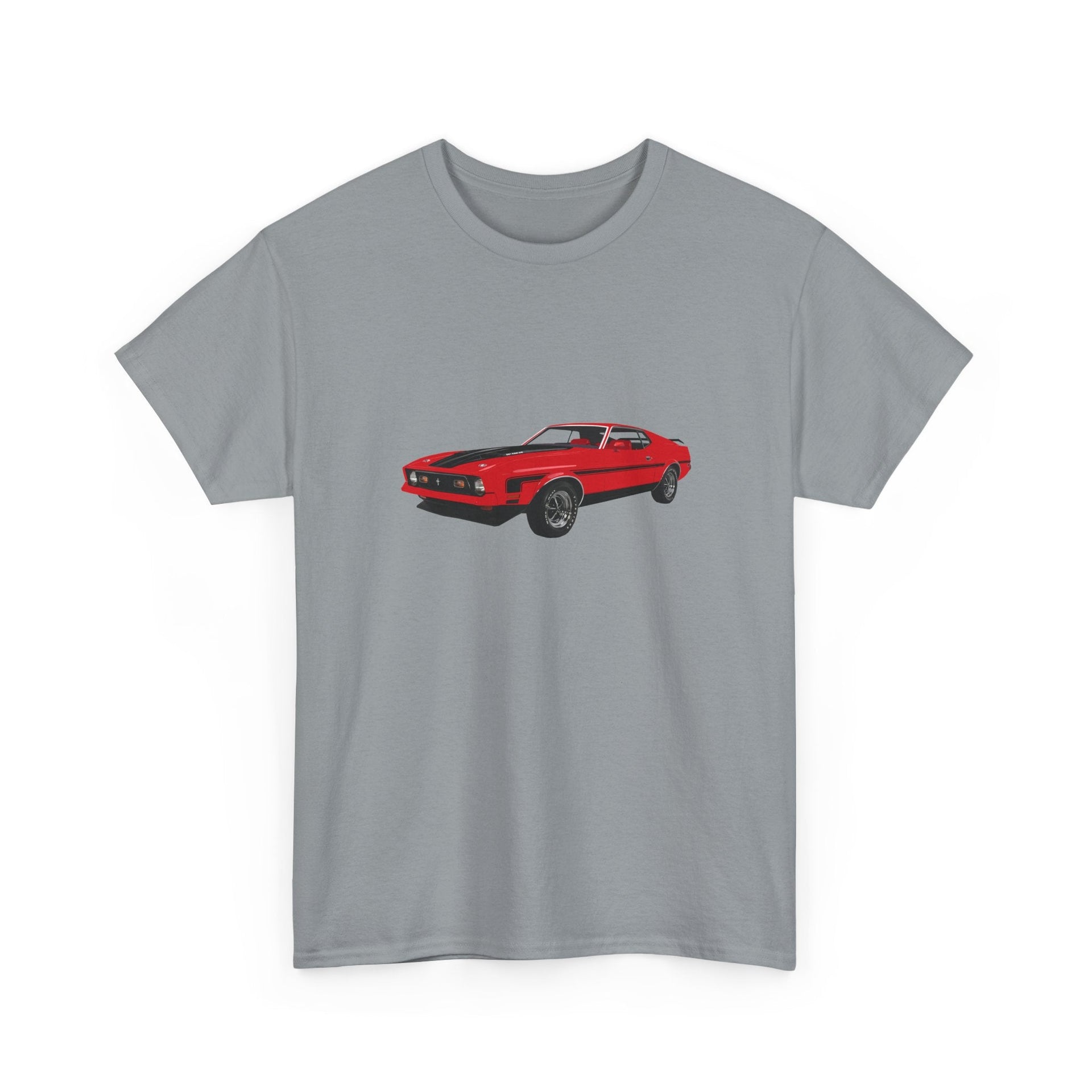 1971 Ford Mustang Mach 1 T-shirt - Cars, Trucks & Cycles - Harvey Ltd