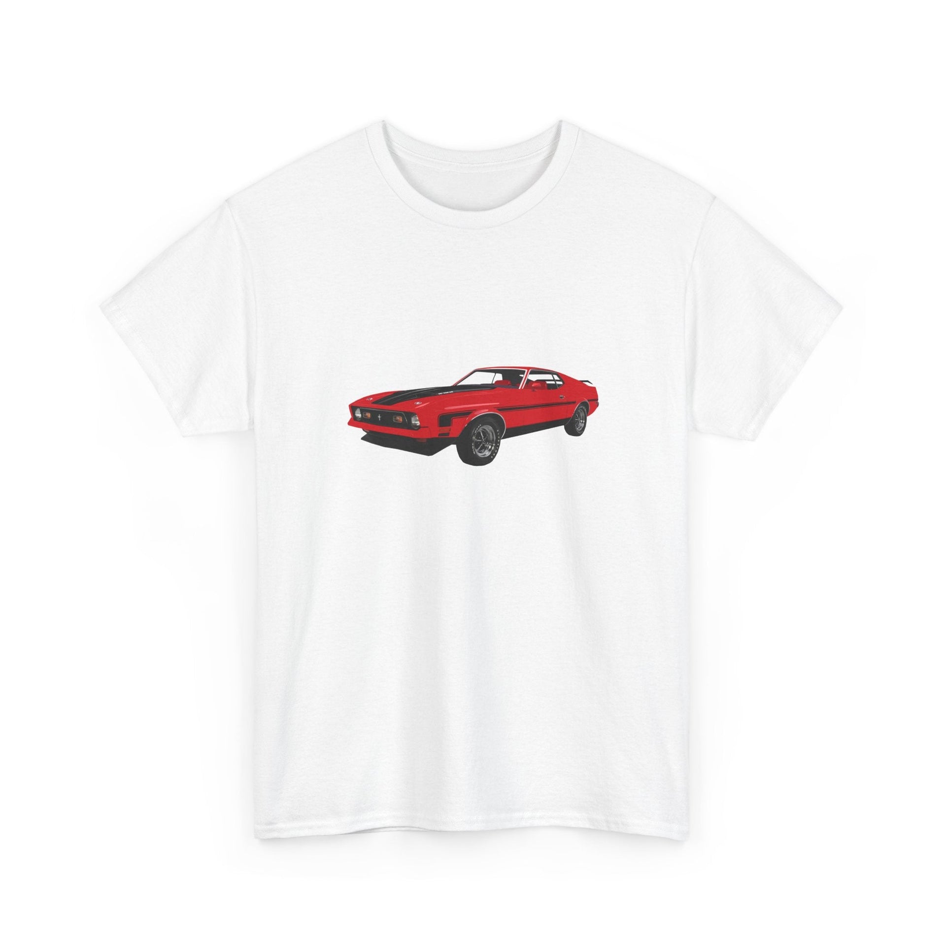 1971 Ford Mustang Mach 1 T-shirt - Cars, Trucks & Cycles - Harvey Ltd