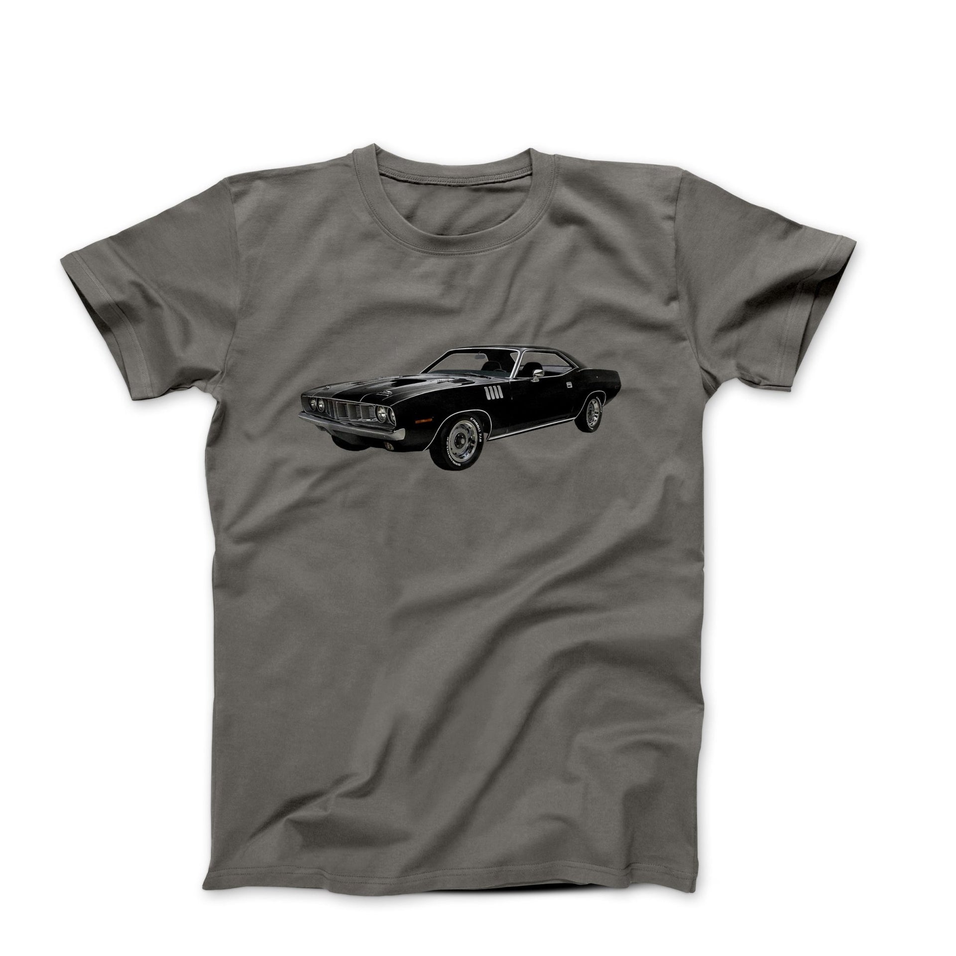 1971 Plymouth Hemi Barracuda Muscle Car T-shirt - Cars, Trucks & Cycles - Harvey Ltd
