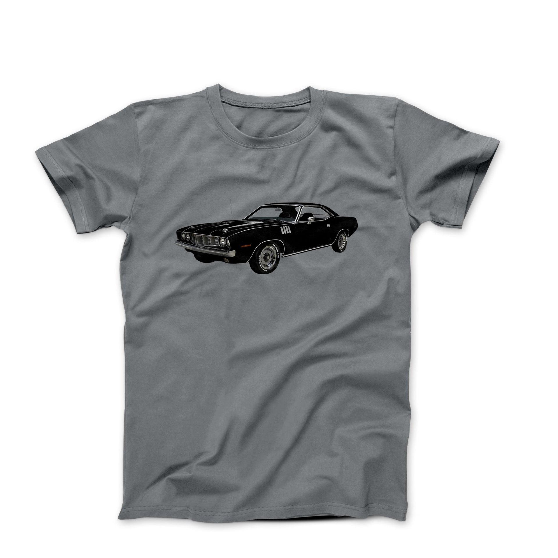 1971 Plymouth Hemi Barracuda Muscle Car T-shirt - Cars, Trucks & Cycles - Harvey Ltd