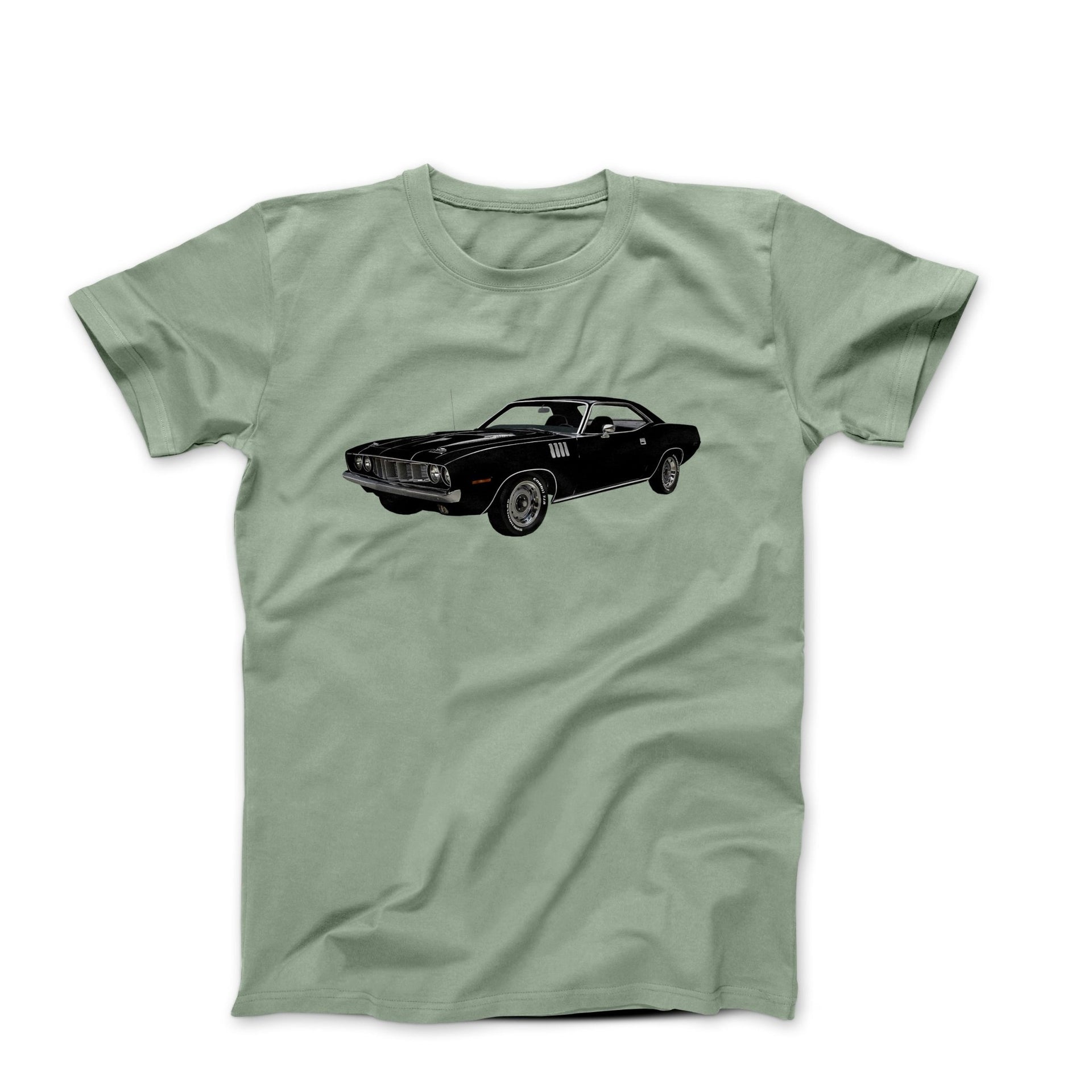 1971 Plymouth Hemi Barracuda Muscle Car T-shirt - Cars, Trucks & Cycles - Harvey Ltd