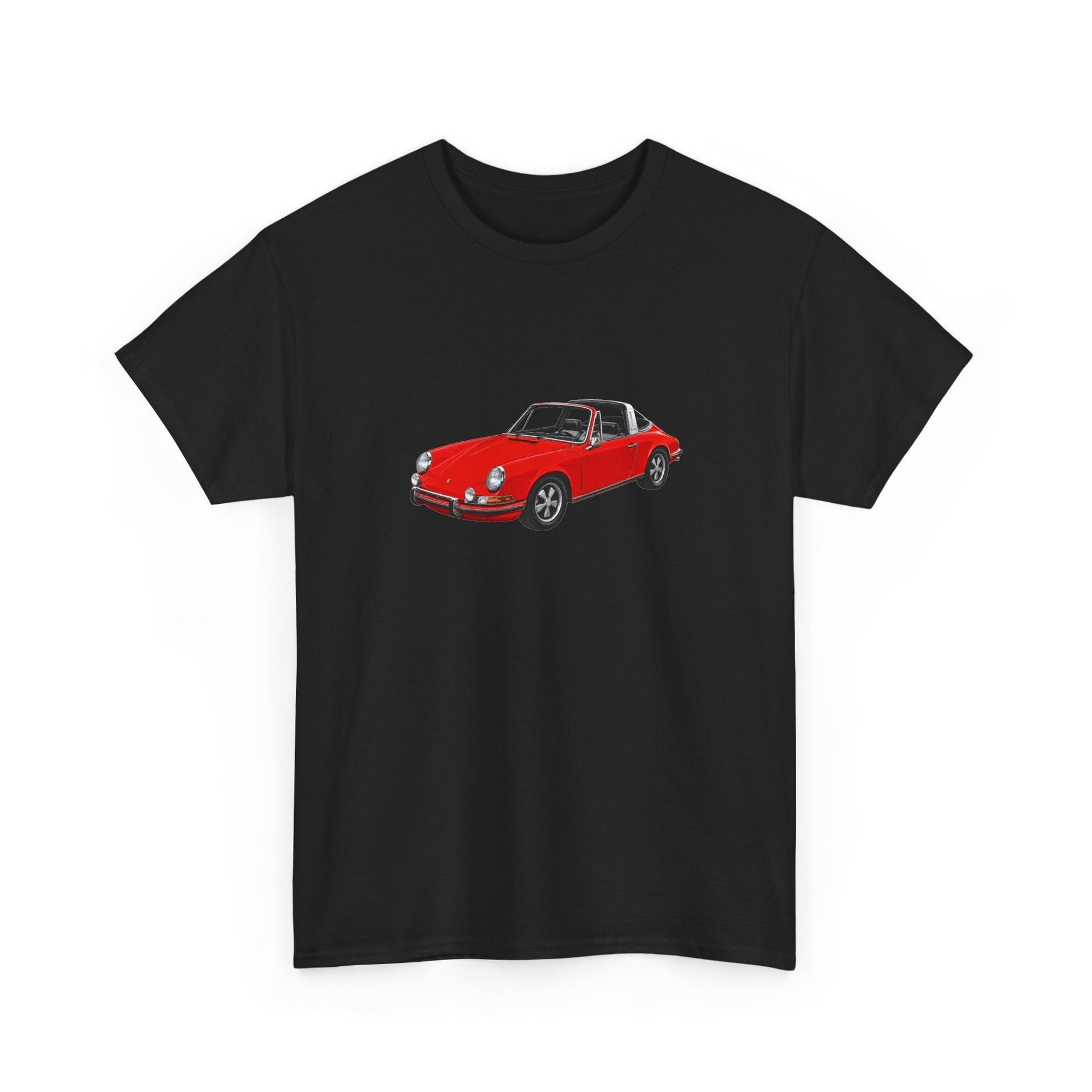 1971 Porsche 911T Targa Sports Car T-shirt - Cars, Trucks & Cycles - Harvey Ltd