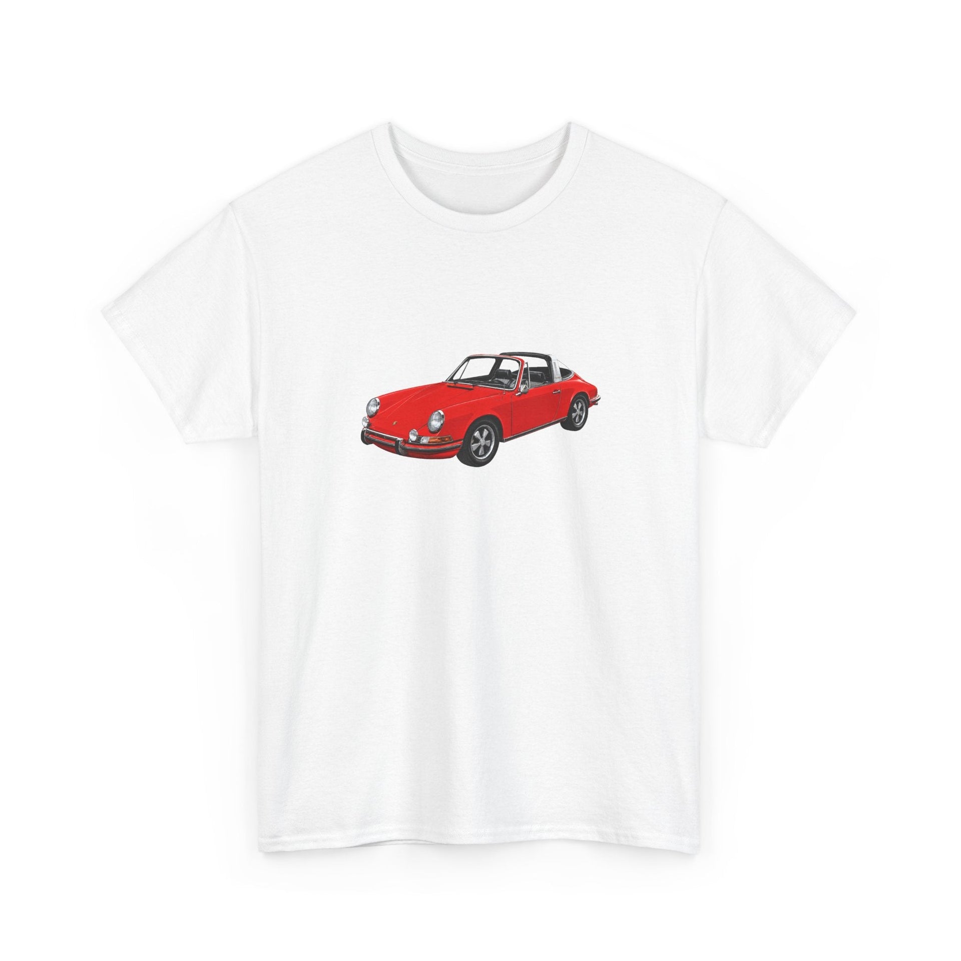 1971 Porsche 911T Targa Sports Car T-shirt - Cars, Trucks & Cycles - Harvey Ltd