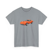 1972 Chevy Corvette Stingray Ontario Orange T-shirt - Cars, Trucks & Cycles - Harvey Ltd