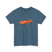 1972 Chevy Corvette Stingray Ontario Orange T-shirt - Cars, Trucks & Cycles - Harvey Ltd