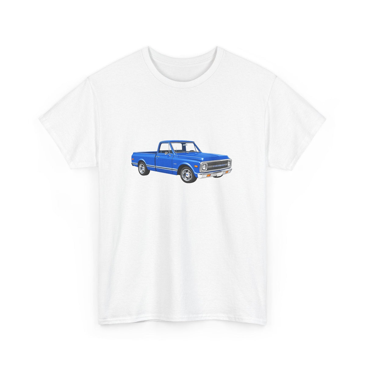 1972 Chevy LUV Pickup Clematis Blue T-shirt - Cars, Trucks & Cycles - Harvey Ltd