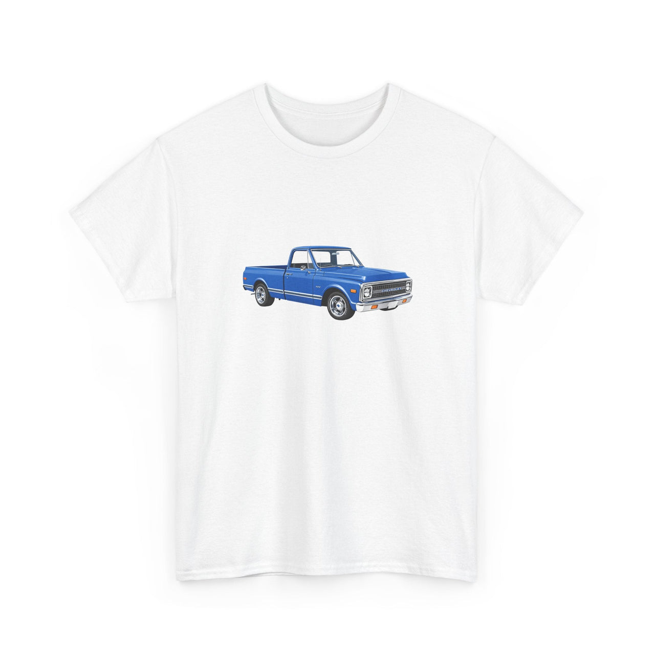 1972 Chevy LUV Pickup (Clematis Blue) T-shirt - Cars, Trucks & Cycles - Harvey Ltd