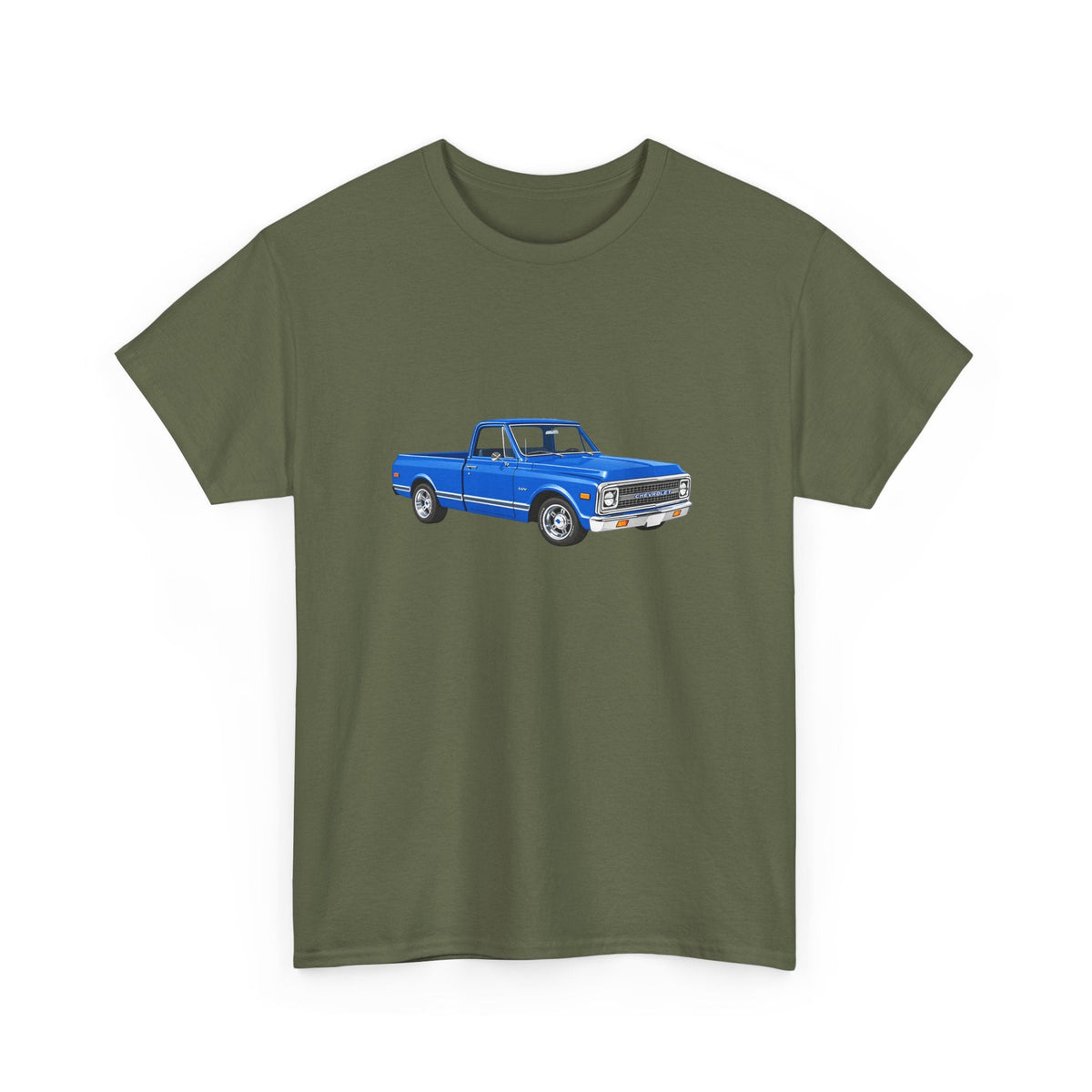 1972 Chevy LUV Pickup Clematis Blue T-shirt - Cars, Trucks & Cycles - Harvey Ltd