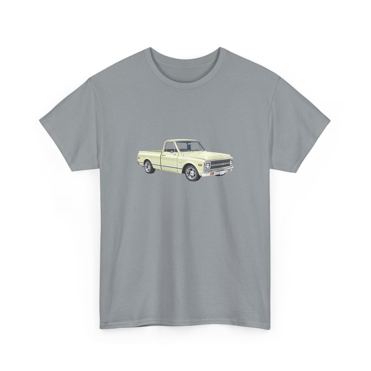 1972 Chevy LUV Pickup (Weldonia White) T-shirt - Cars, Trucks & Cycles - Harvey Ltd