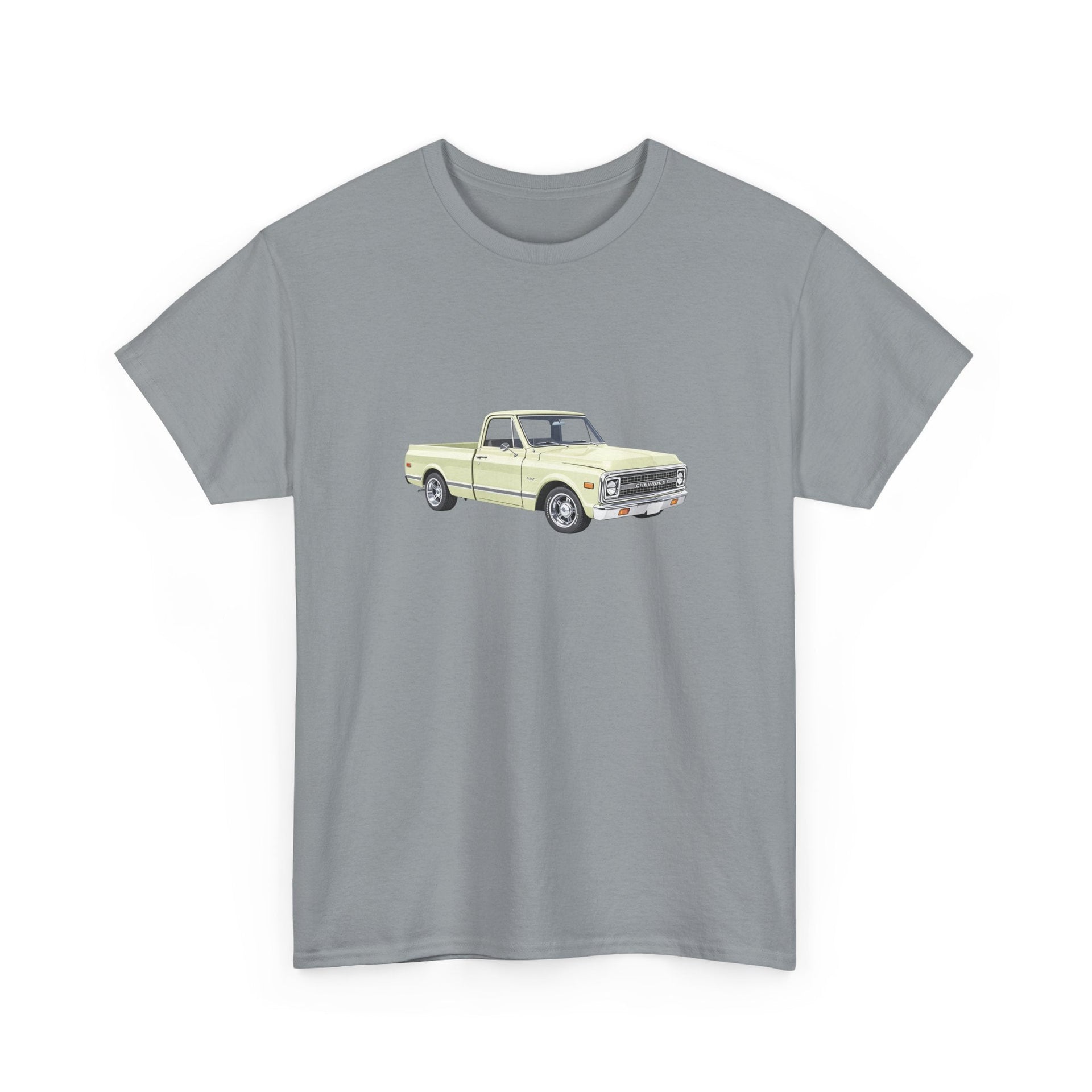 1972 Chevy LUV Pickup (Weldonia White) T-shirt - Cars, Trucks & Cycles - Harvey Ltd