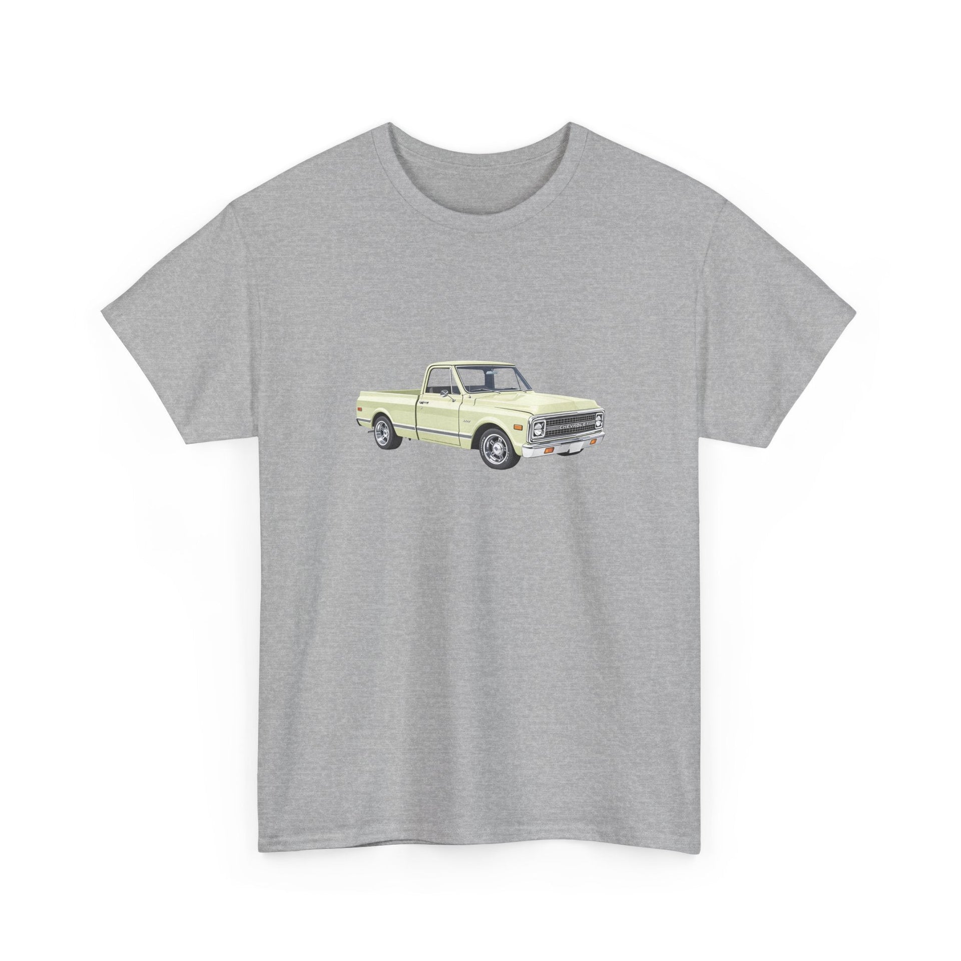1972 Chevy LUV Pickup (Weldonia White) T-shirt - Cars, Trucks & Cycles - Harvey Ltd