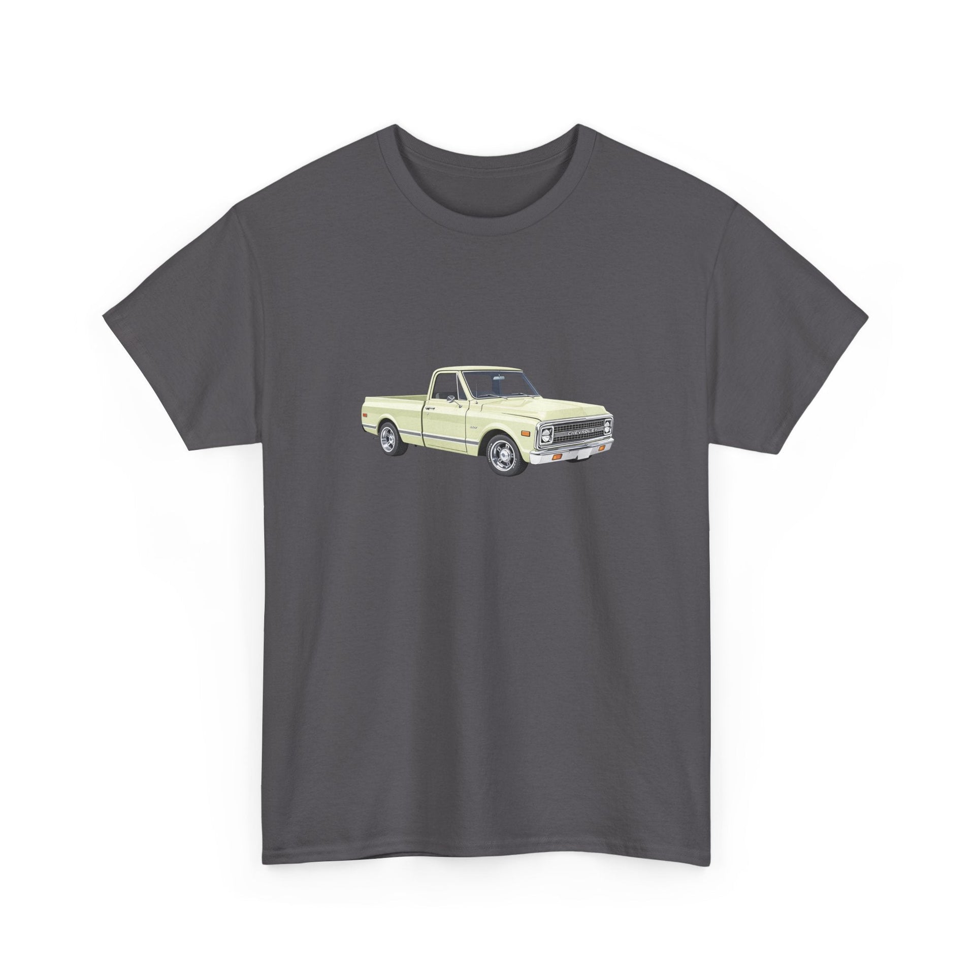 1972 Chevy LUV Pickup (Weldonia White) T-shirt - Cars, Trucks & Cycles - Harvey Ltd