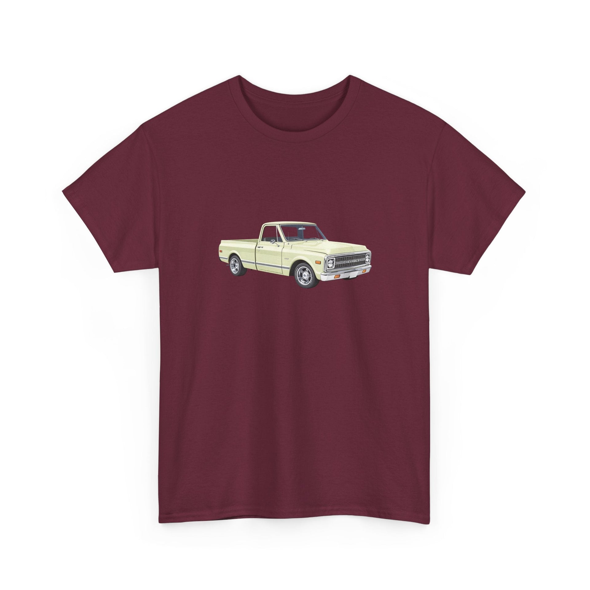 1972 Chevy LUV Pickup (Weldonia White) T-shirt - Cars, Trucks & Cycles - Harvey Ltd
