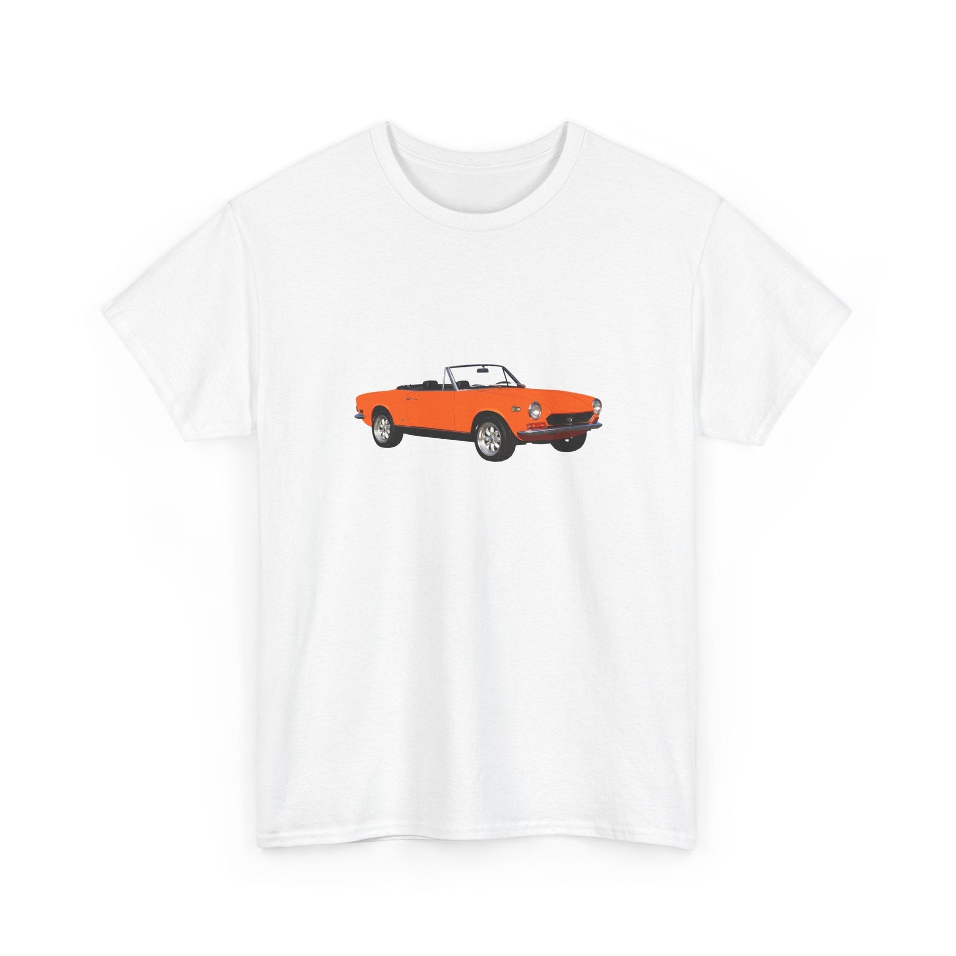 1972 Fiat 124 Spider Roadster T-shirt - Cars, Trucks & Cycles - Harvey Ltd