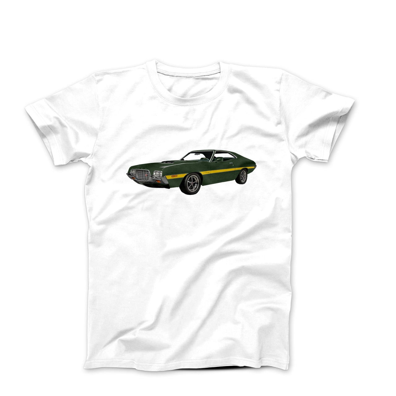 1972 Ford Gran Torino Sport T-shirt - Cars, Trucks & Cycles - Harvey Ltd