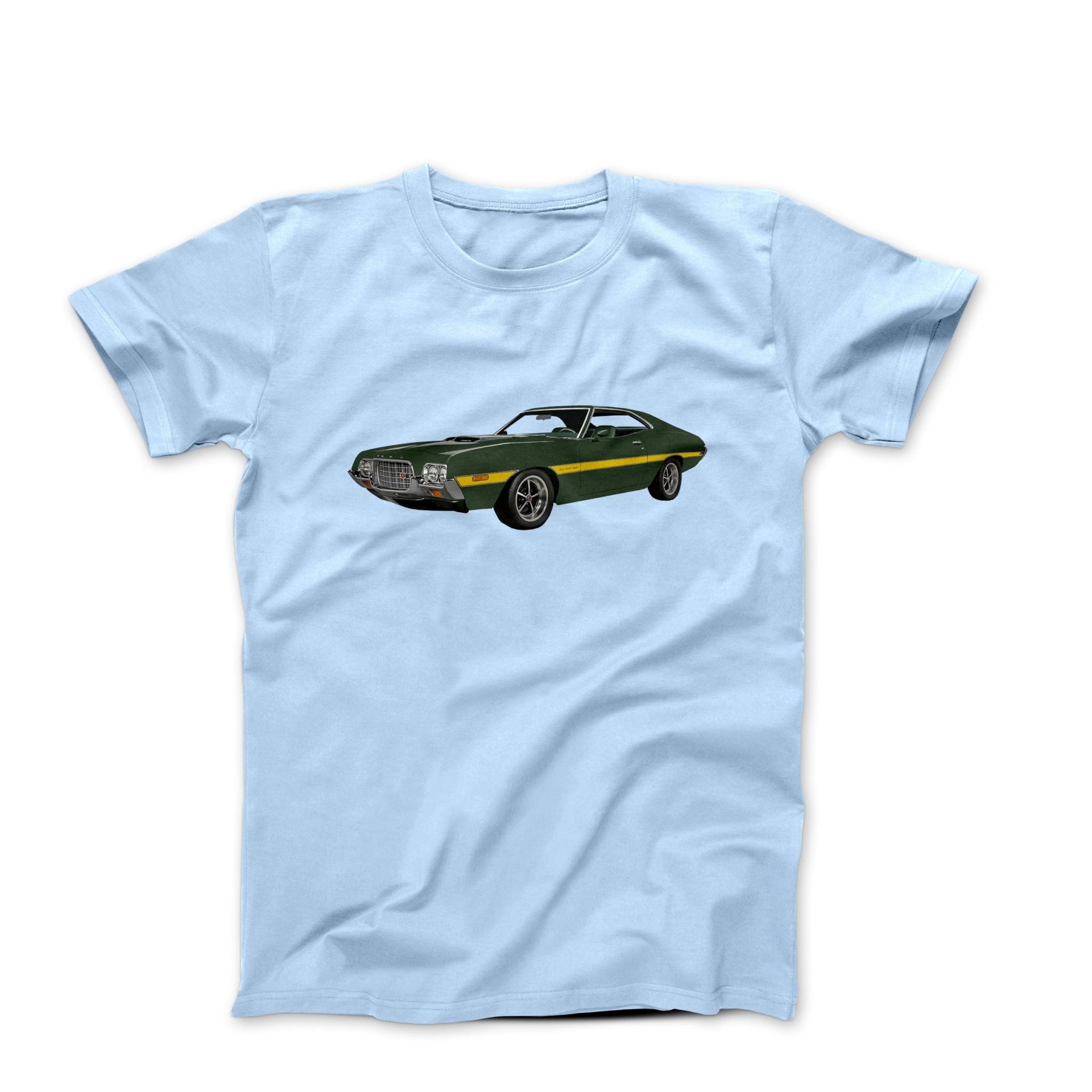 1972 Ford Gran Torino Sport T-shirt - Cars, Trucks & Cycles - Harvey Ltd