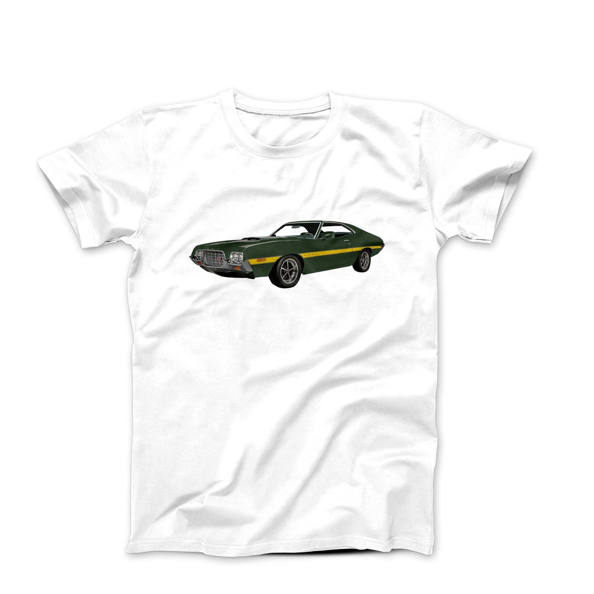 1972 Ford Gran Torino Sport T-shirt - Cars, Trucks & Cycles - Harvey Ltd