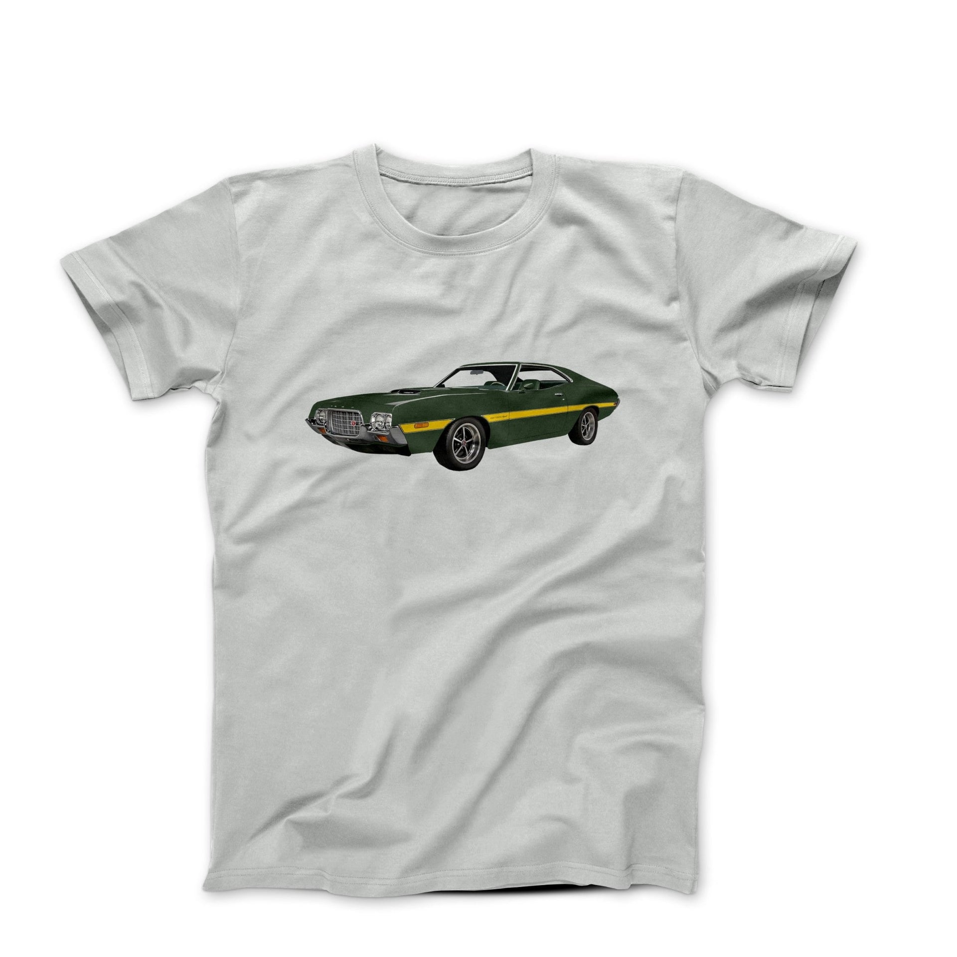 1972 Ford Gran Torino Sport T-shirt - Cars, Trucks & Cycles - Harvey Ltd
