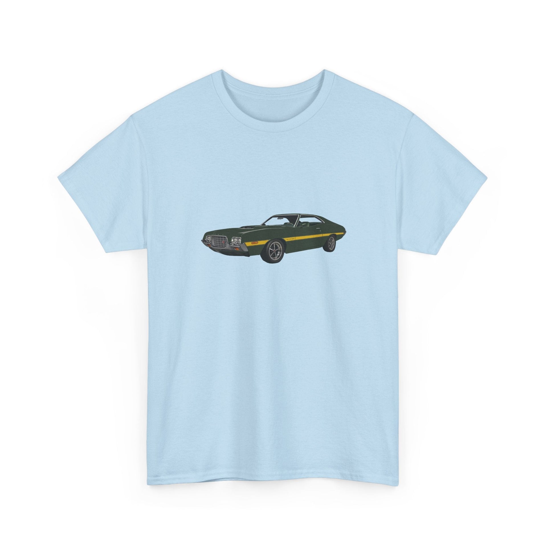 1972 Ford Gran Torino T-shirt - Cars, Trucks & Cycles - Harvey Ltd