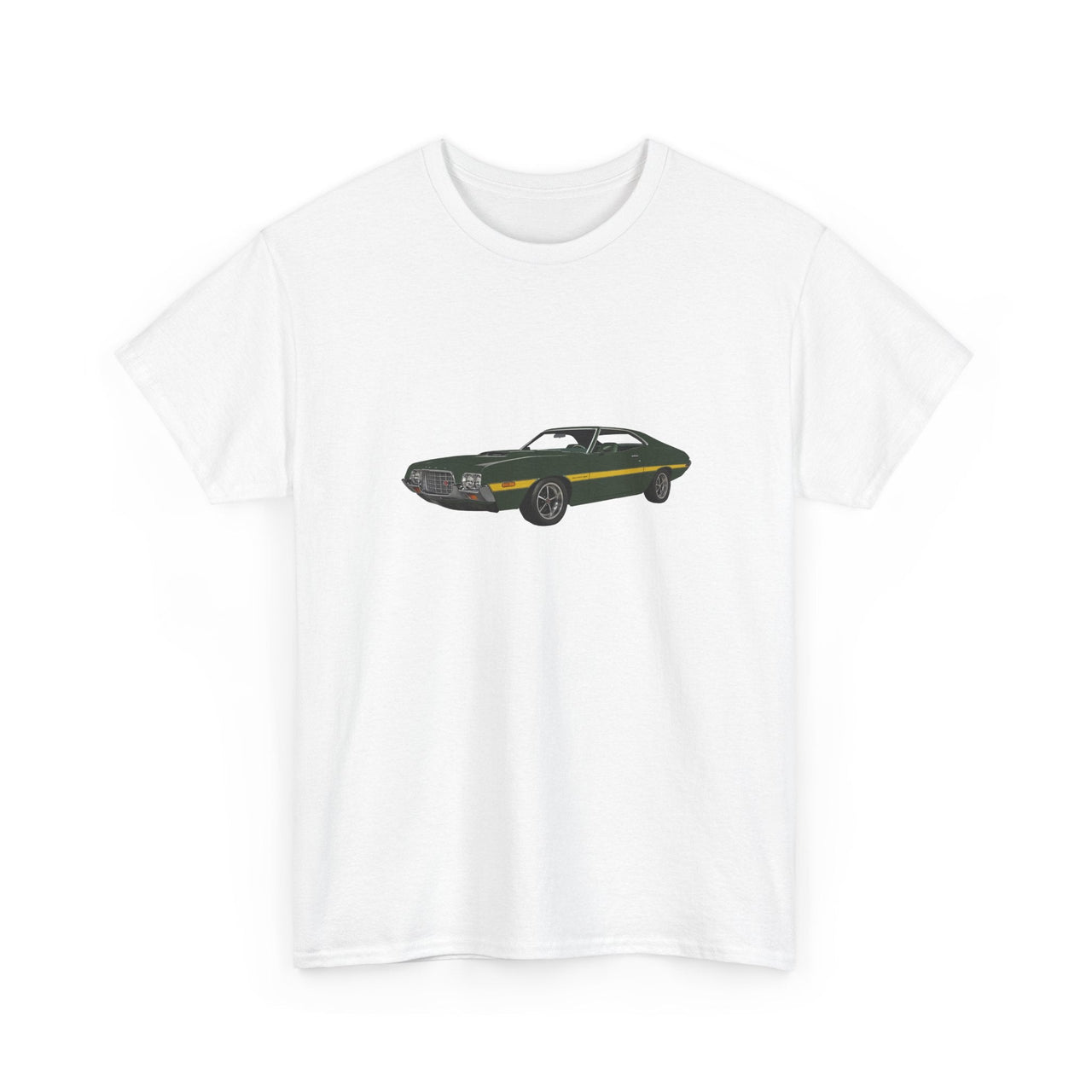 1972 Ford Gran Torino T-shirt - Cars, Trucks & Cycles - Harvey Ltd