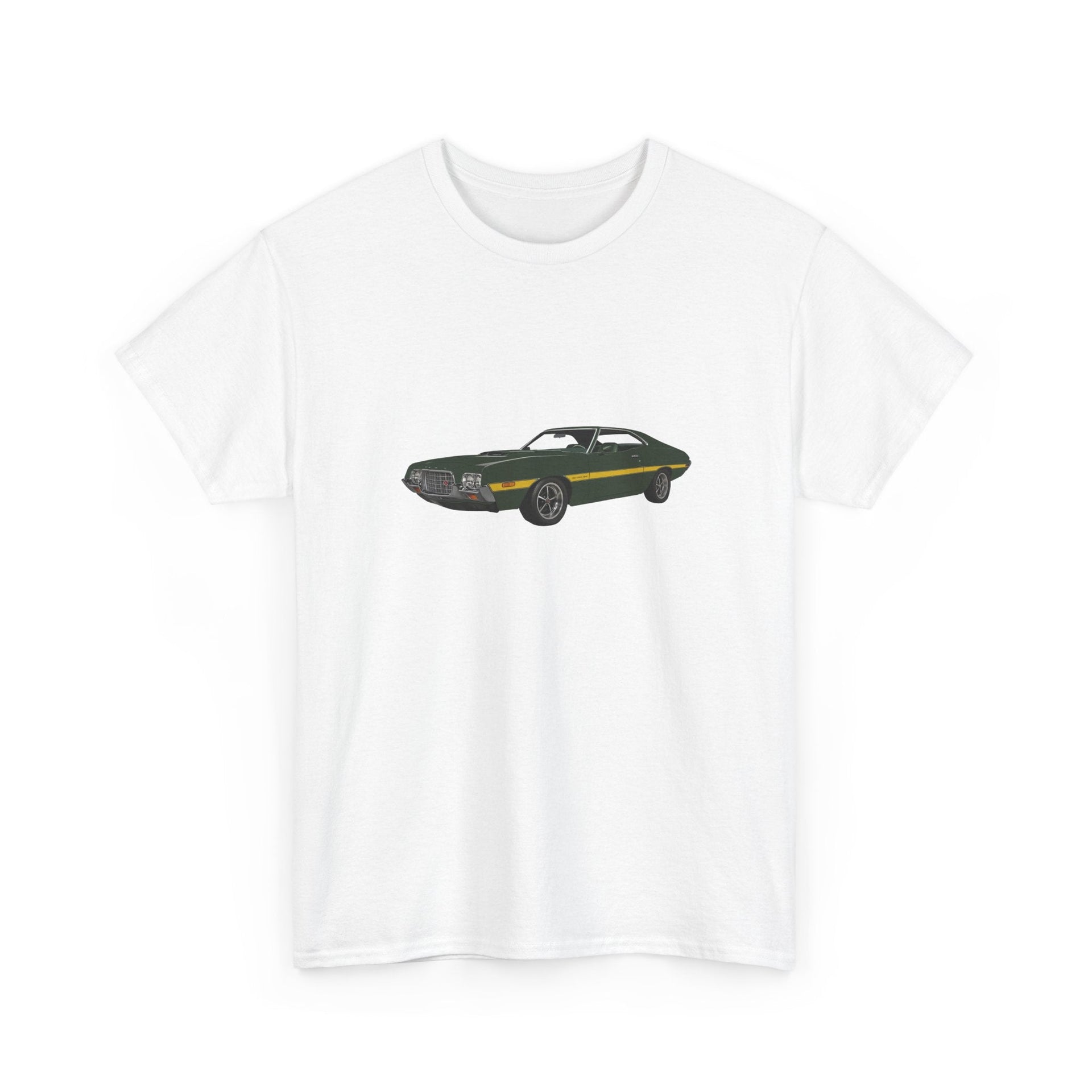 1972 Ford Gran Torino T-shirt - Cars, Trucks & Cycles - Harvey Ltd