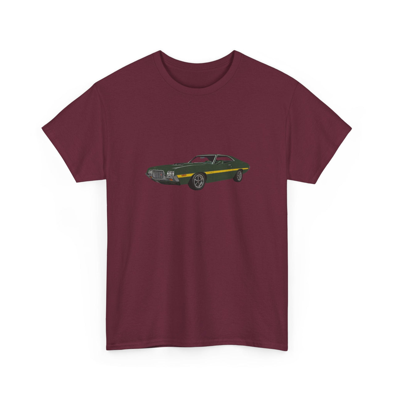 1972 Ford Gran Torino T-shirt - Cars, Trucks & Cycles - Harvey Ltd