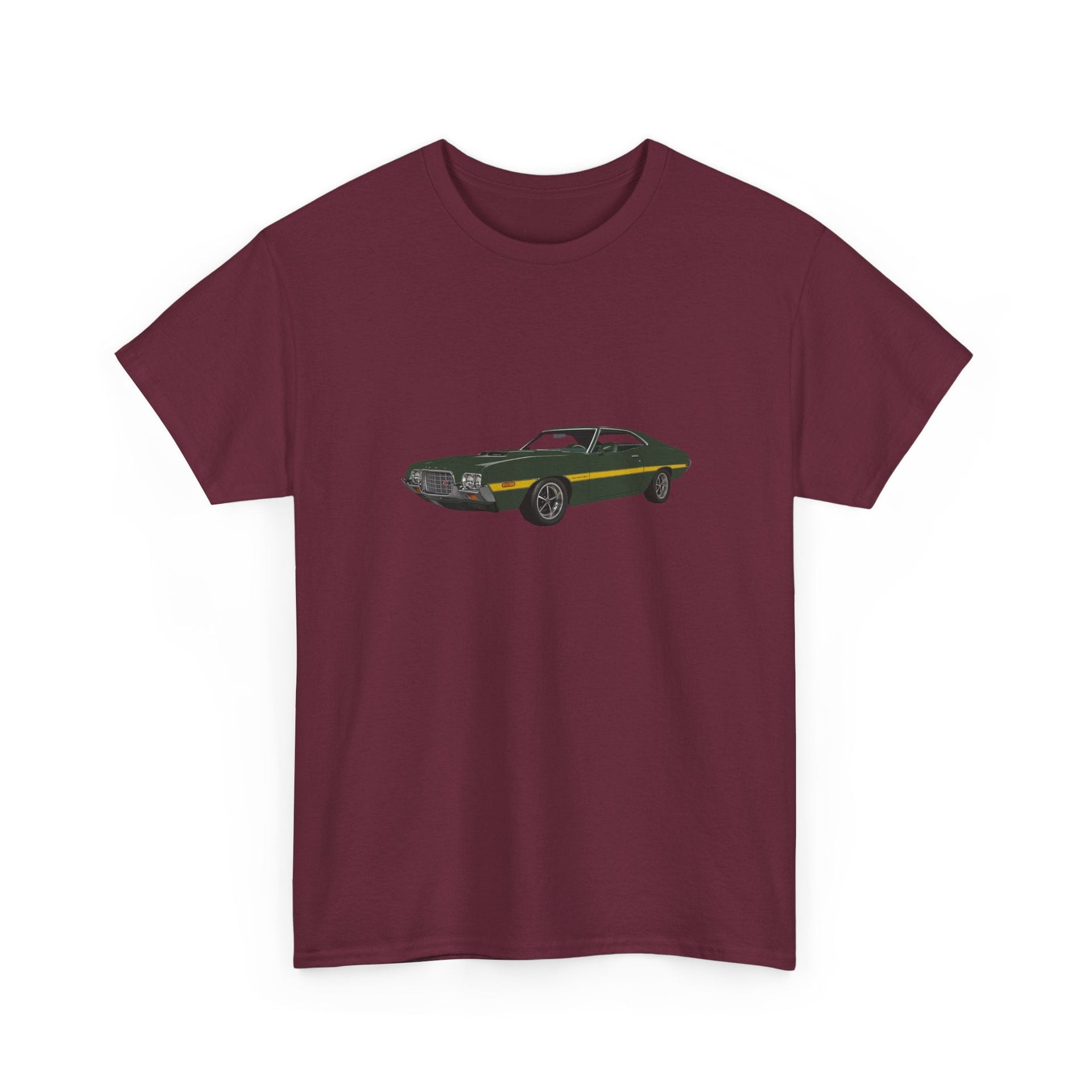 1972 Ford Gran Torino T-shirt - Cars, Trucks & Cycles - Harvey Ltd