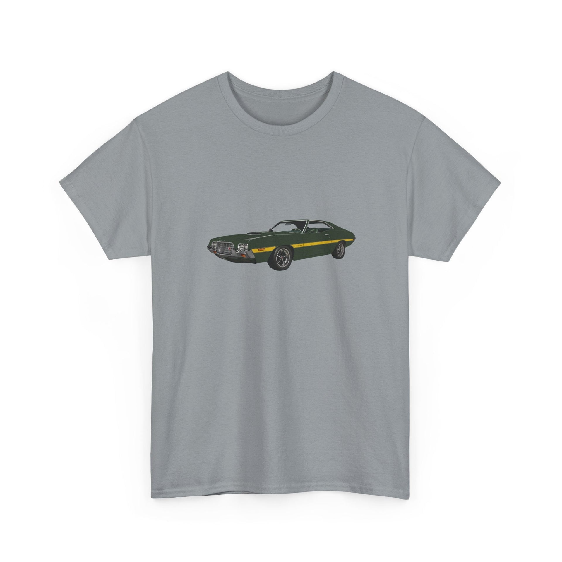 1972 Ford Gran Torino T-shirt - Cars, Trucks & Cycles - Harvey Ltd
