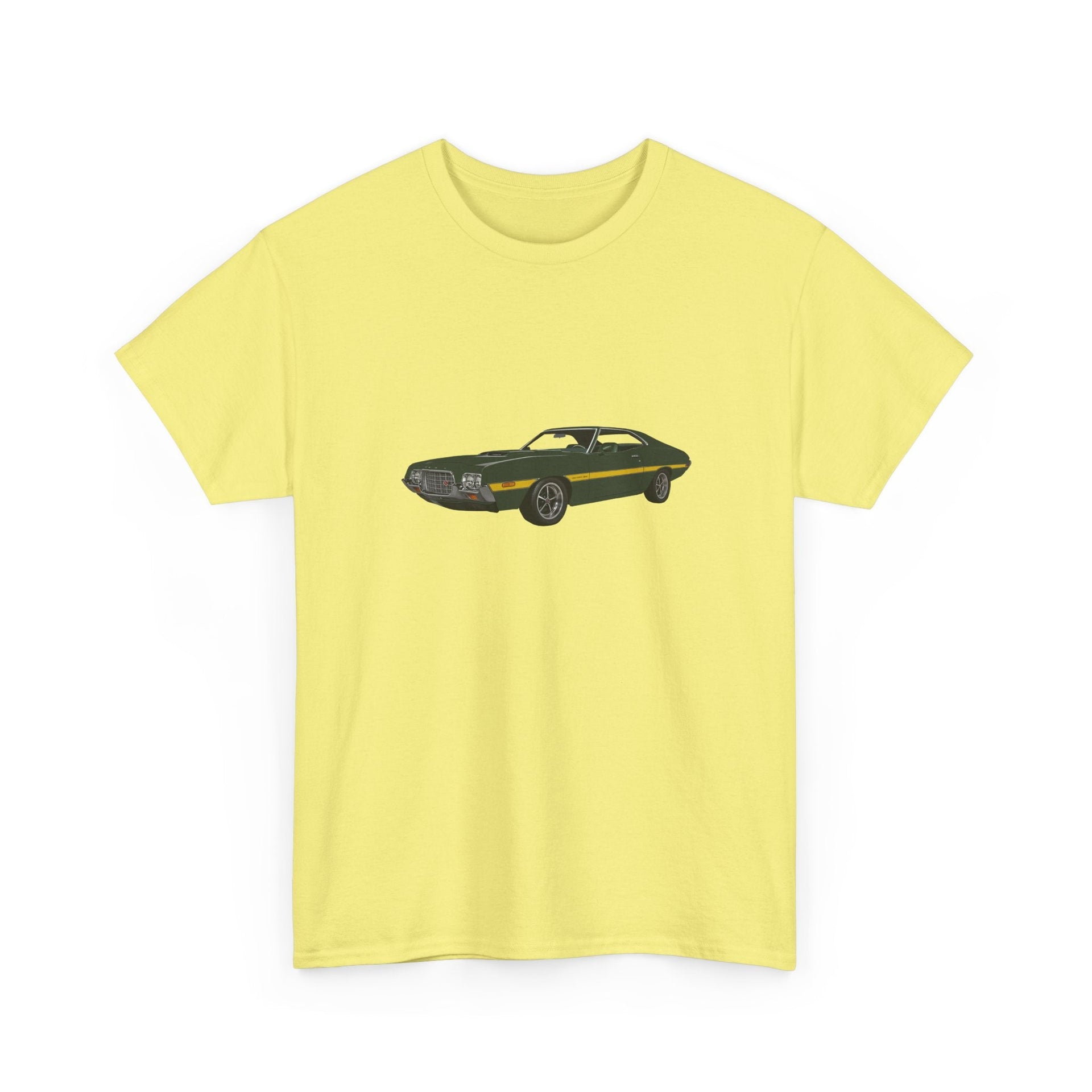 1972 Ford Gran Torino T-shirt - Cars, Trucks & Cycles - Harvey Ltd