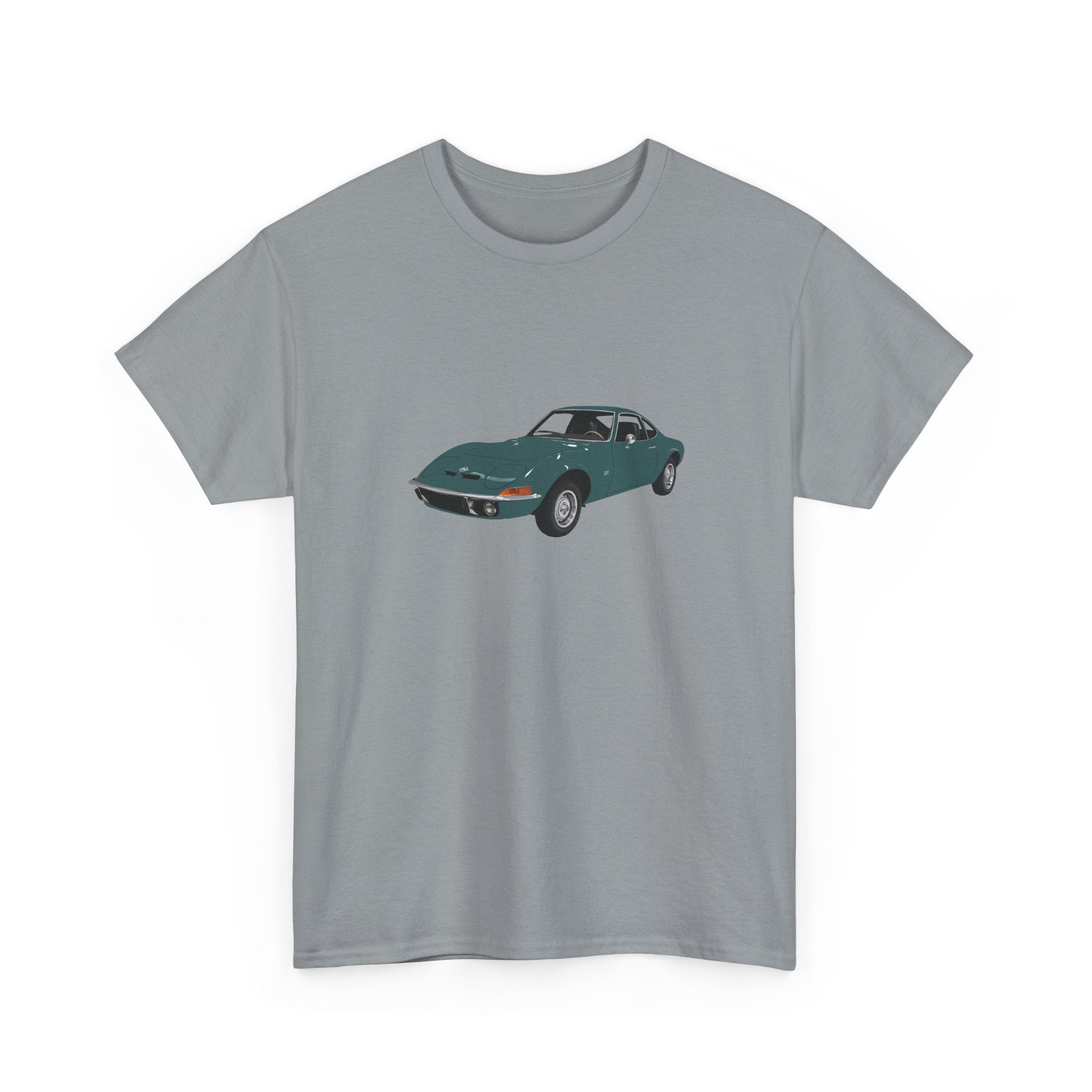 1972 Opel GT Sports Coupe T-shirt - Cars, Trucks & Cycles - Harvey Ltd