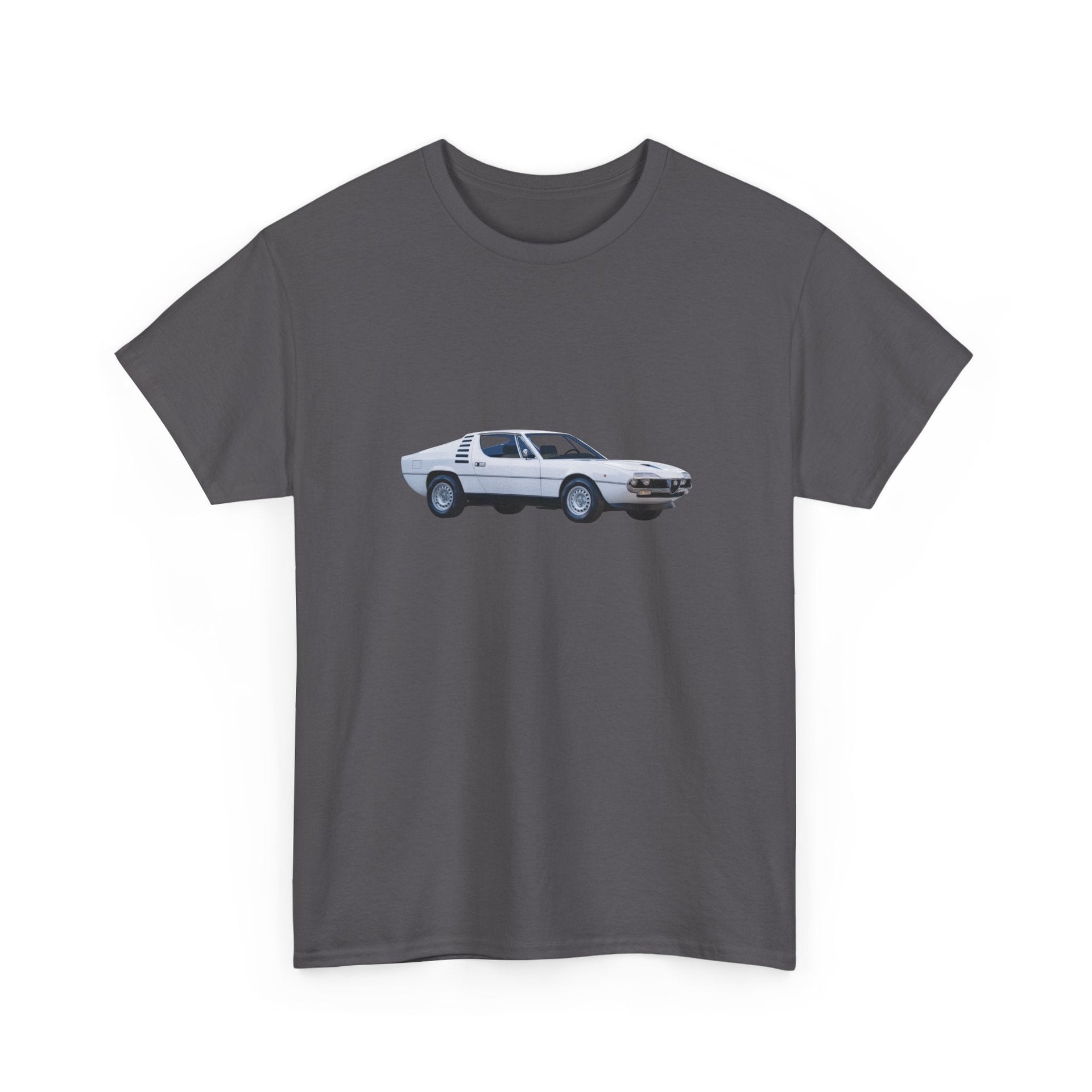1973 Alfa Romeo Montreal Touring Car T-shirt - Cars, Trucks & Cycles - Harvey Ltd