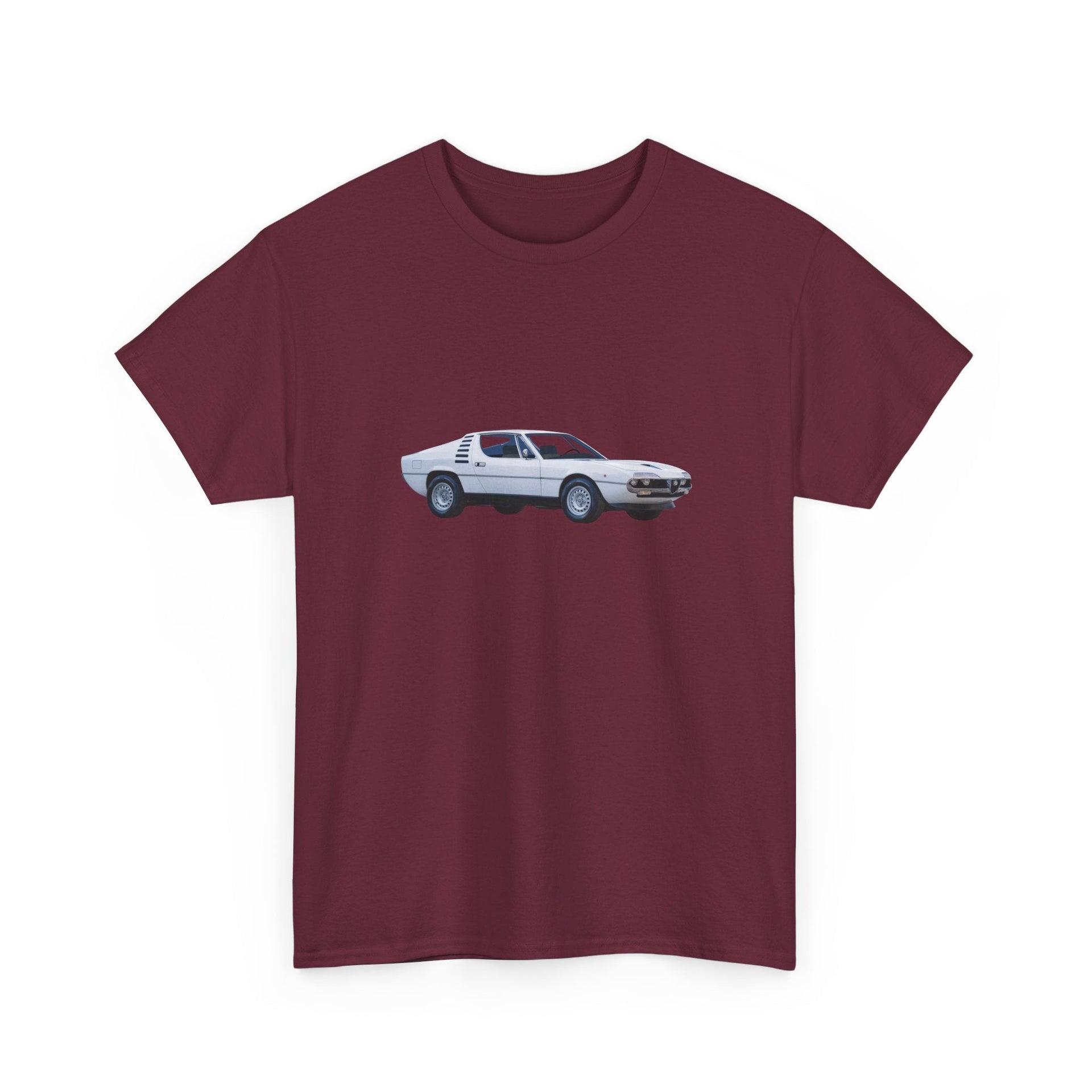 1973 Alfa Romeo Montreal Touring Car T-shirt - Cars, Trucks & Cycles - Harvey Ltd