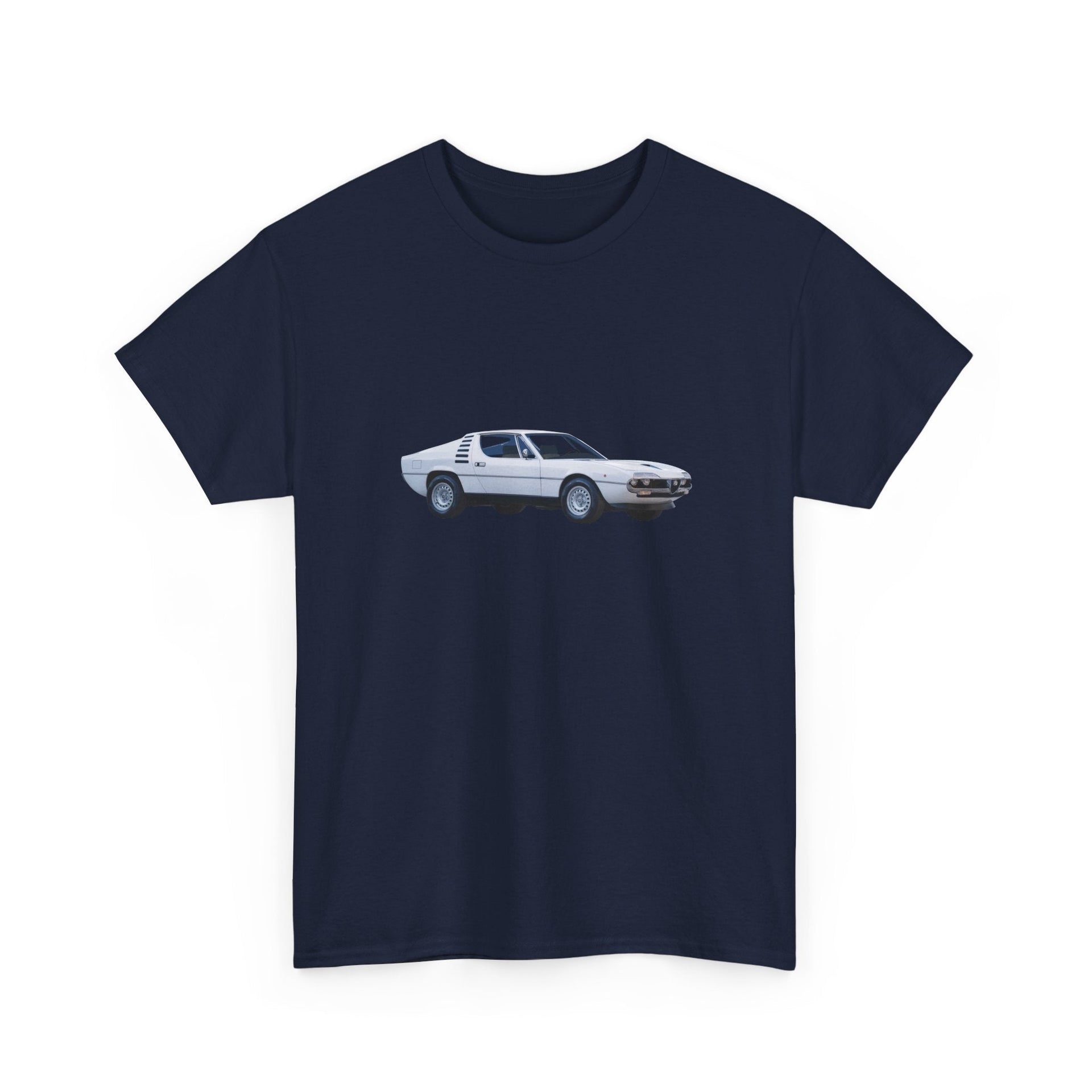 1973 Alfa Romeo Montreal Touring Car T-shirt - Cars, Trucks & Cycles - Harvey Ltd