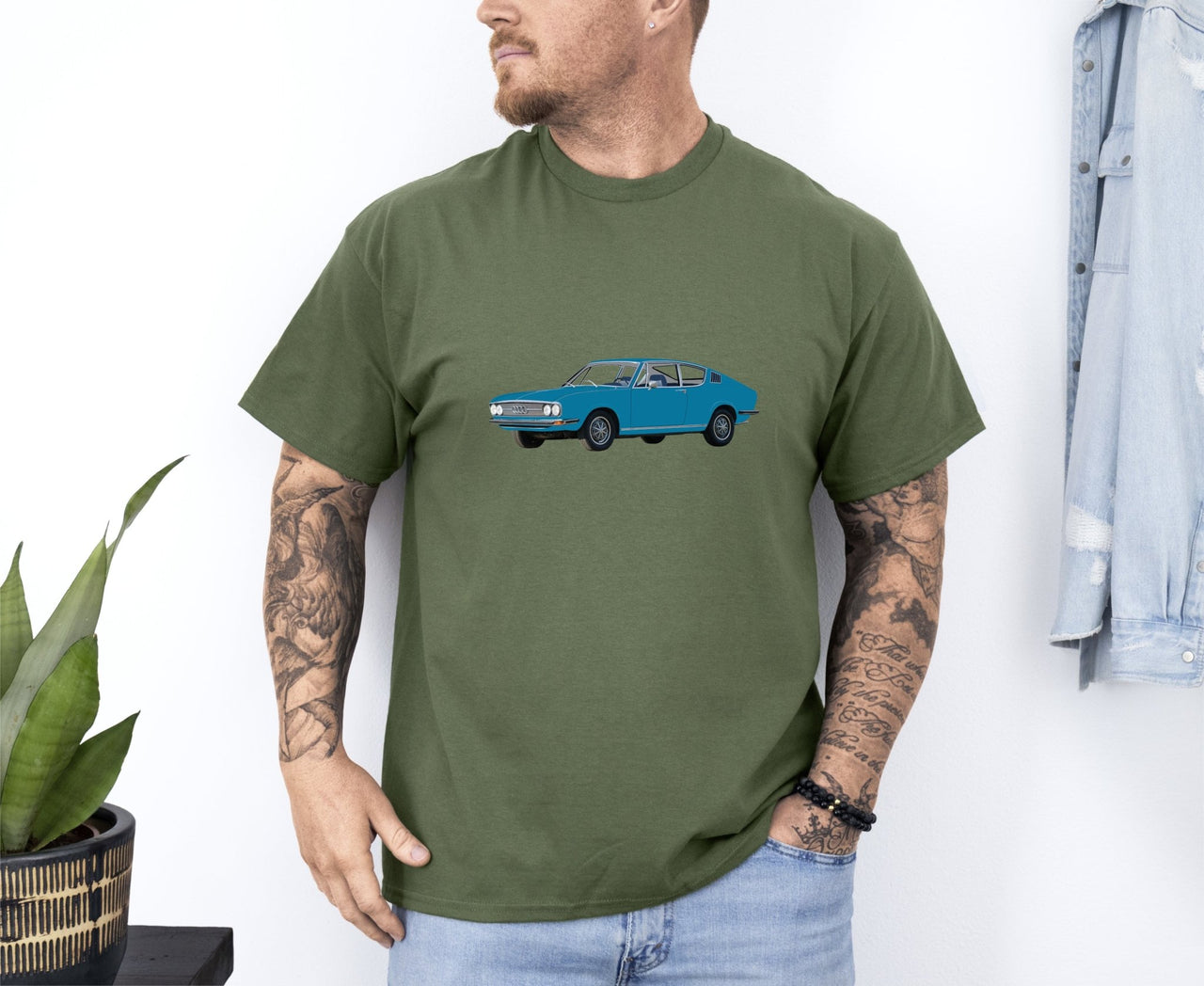 1973 Audi 100 Coupé S T-Shirt - Cars, Trucks & Cycles - Harvey Ltd