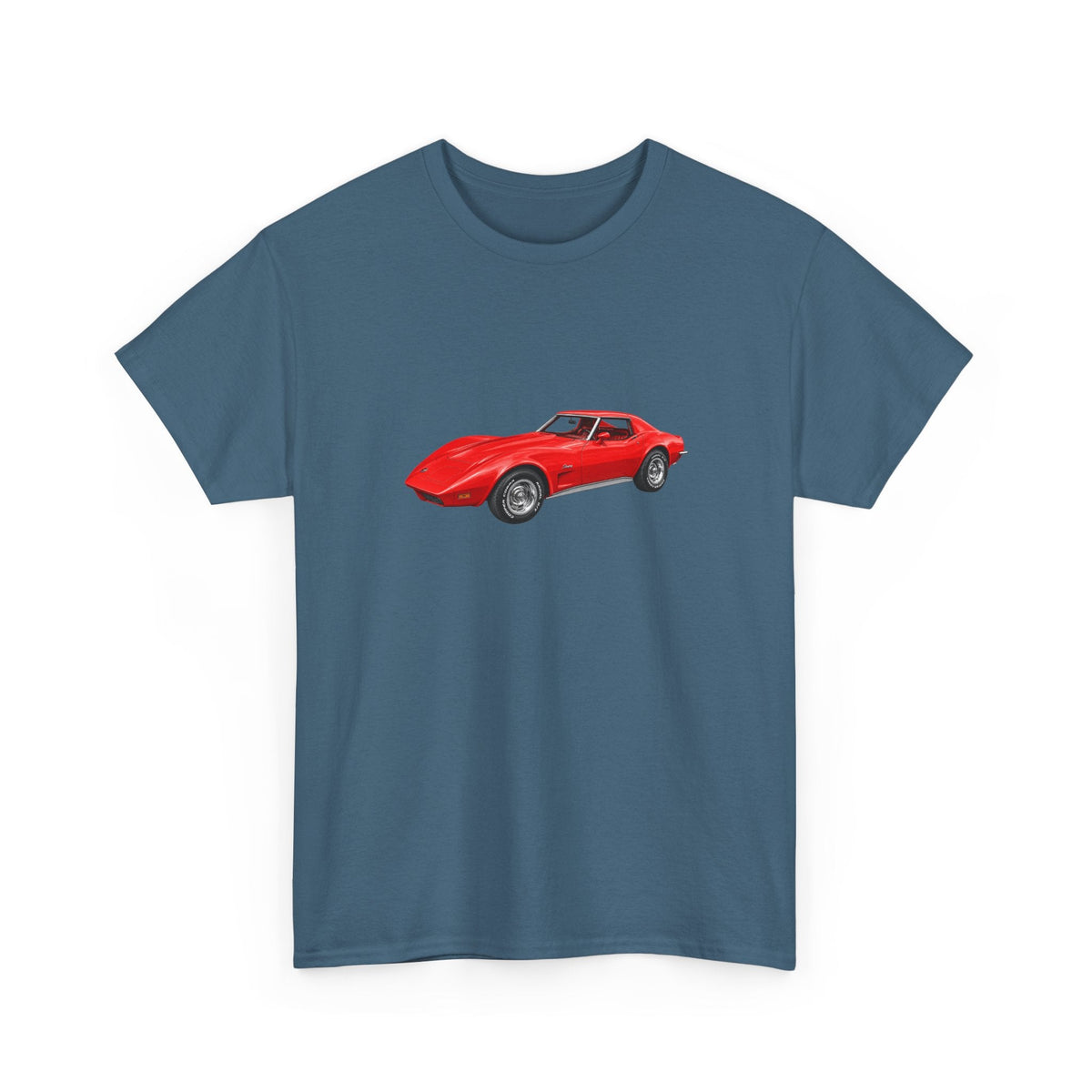1973 Chevy Corvette Stingray Mille Miglia Red T-shirt - Cars, Trucks & Cycles - Harvey Ltd
