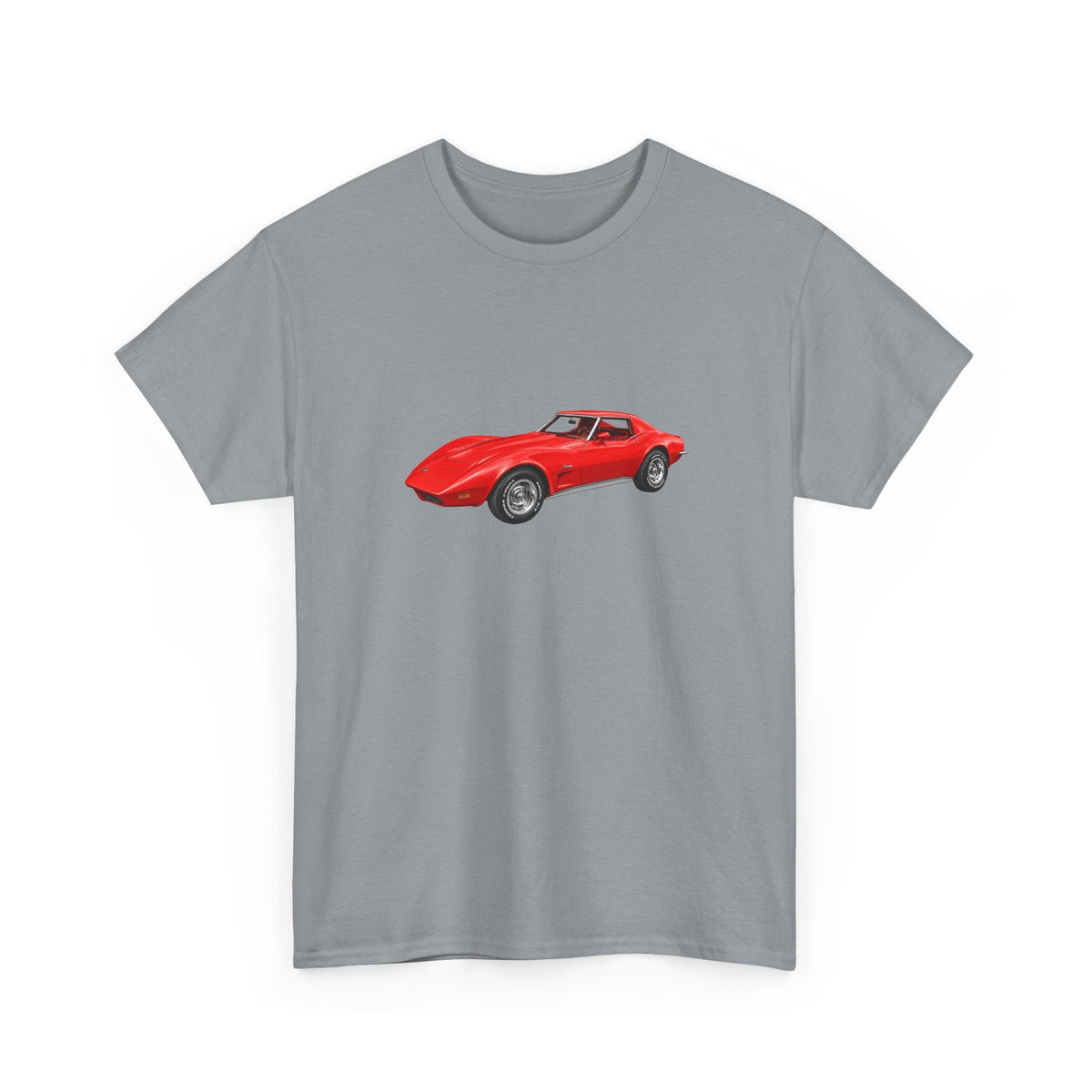 1973 Chevy Corvette Stingray Mille Miglia Red T-shirt - Cars, Trucks & Cycles - Harvey Ltd
