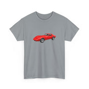 1973 Chevy Corvette Stingray Mille Miglia Red T-shirt - Cars, Trucks & Cycles - Harvey Ltd
