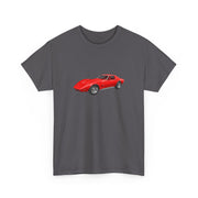 1973 Chevy Corvette Stingray Mille Miglia Red T-shirt - Cars, Trucks & Cycles - Harvey Ltd