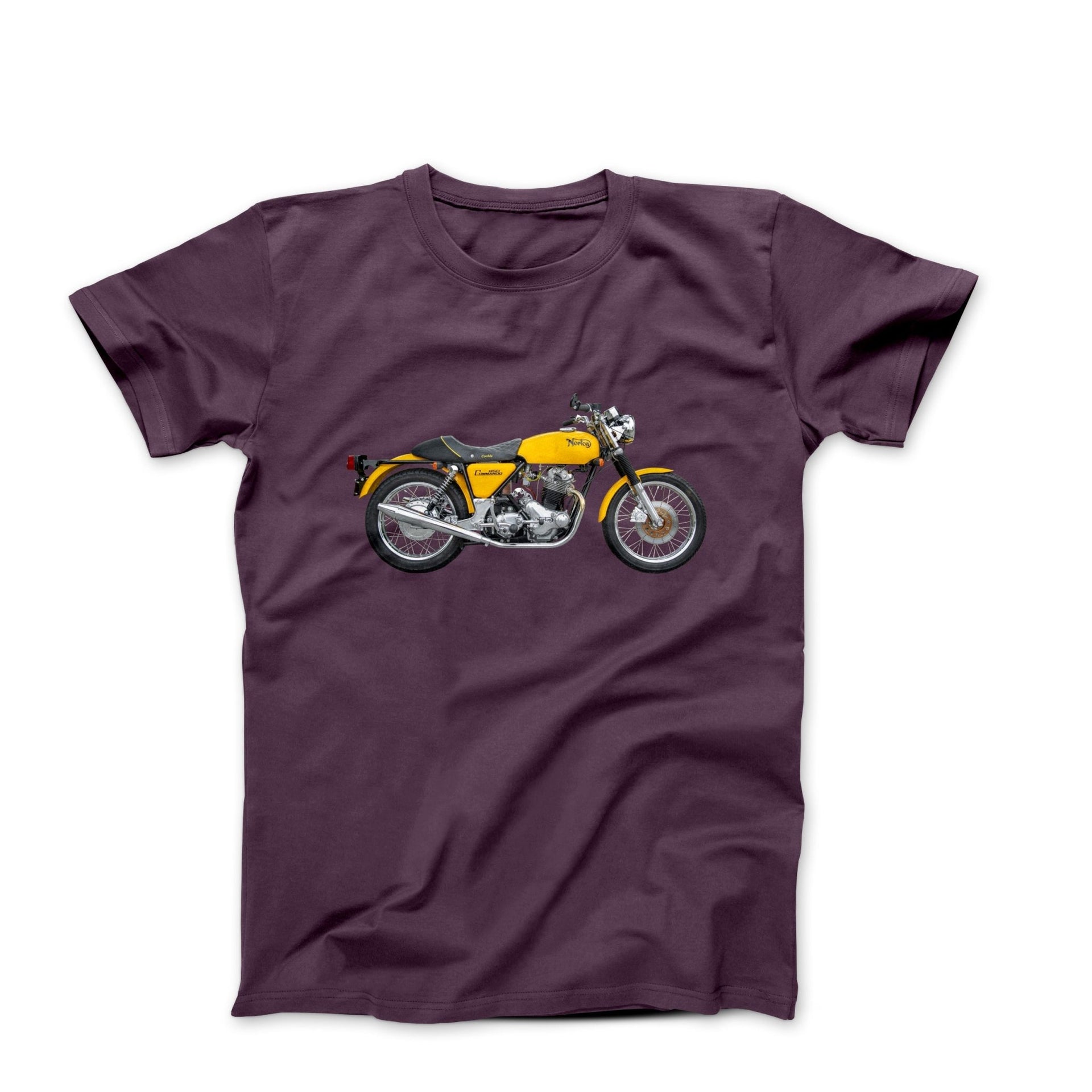 1973 Norton 850 Commando Motorcycle T-shirt - Cars, Trucks & Cycles - Harvey Ltd