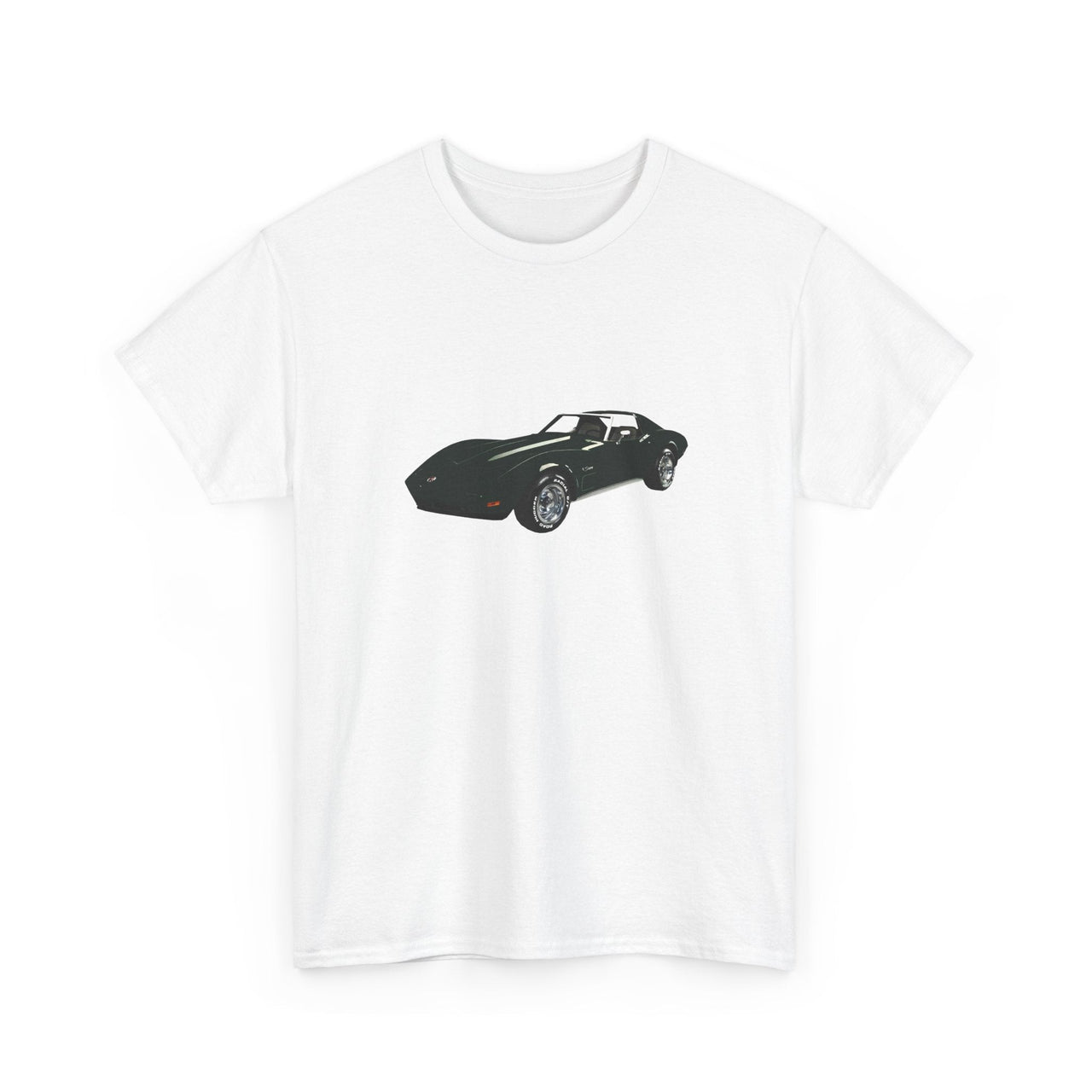 1974 Chevy Corvette Dark Green T-shirt - Cars, Trucks & Cycles - Harvey Ltd