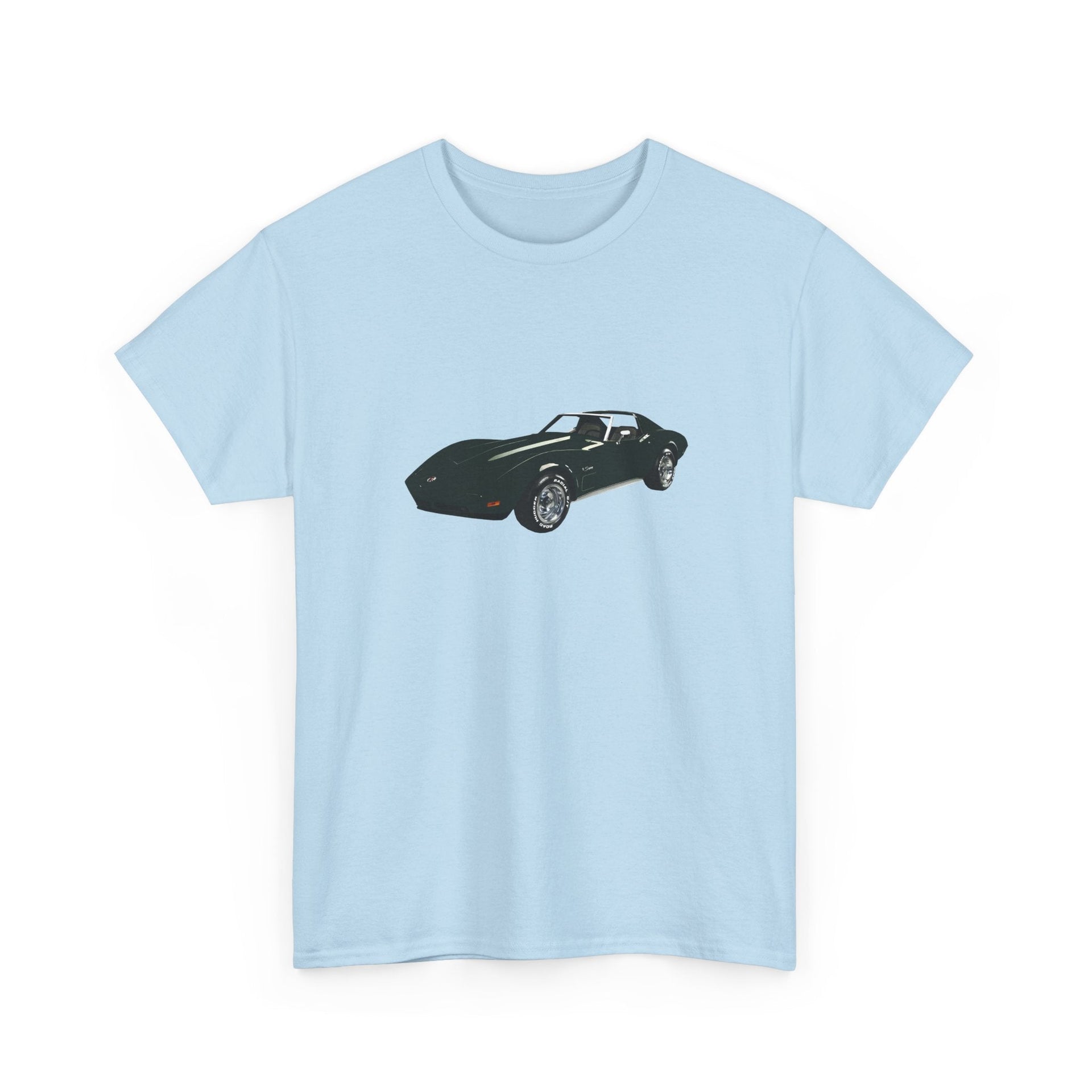 1974 Chevy Corvette Dark Green T-shirt - Cars, Trucks & Cycles - Harvey Ltd