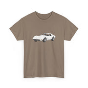 1974 Chevy Corvette Stingray Classic White T-shirt - Cars, Trucks & Cycles - Harvey Ltd