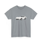 1974 Chevy Corvette Stingray Classic White T-shirt - Cars, Trucks & Cycles - Harvey Ltd