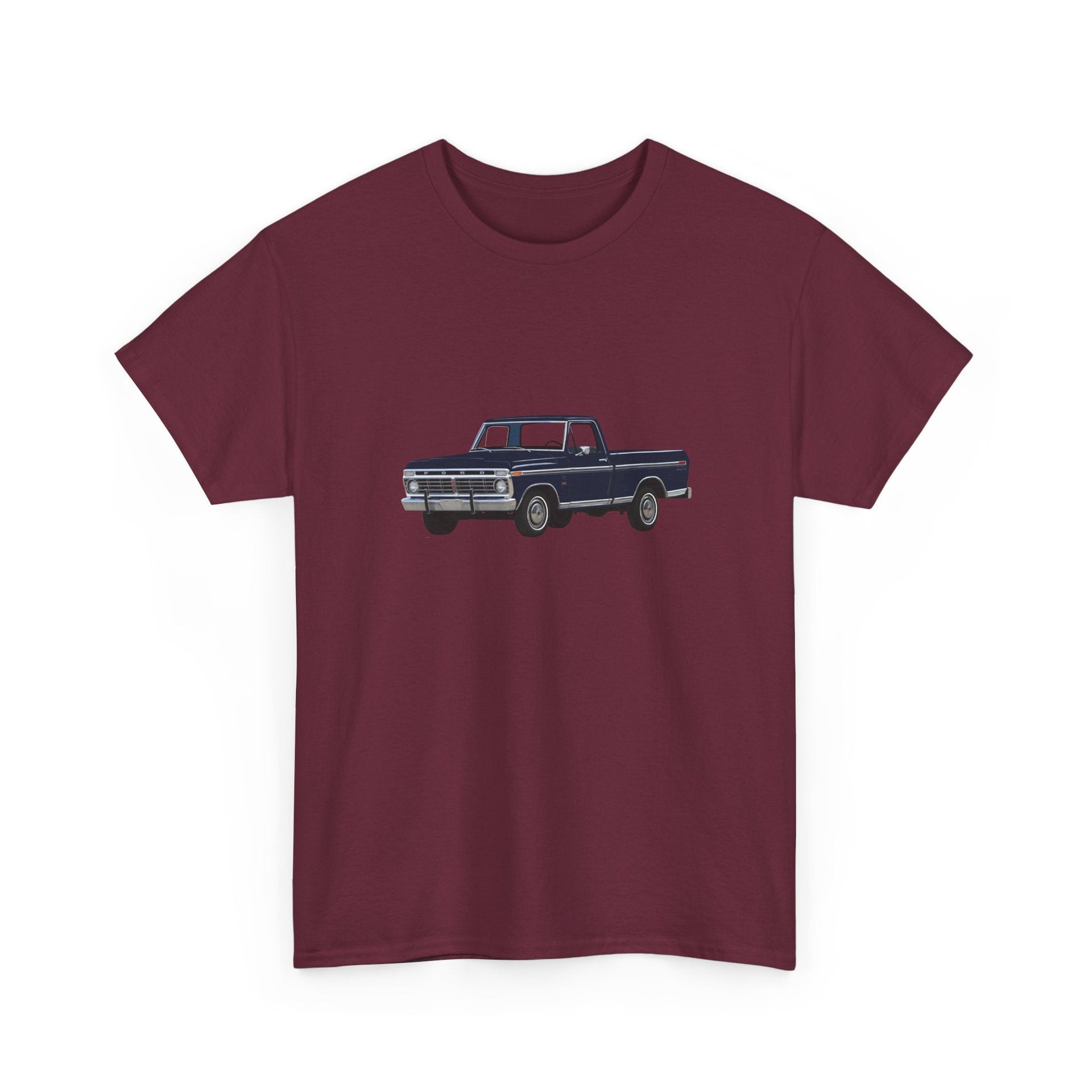 1974 Ford F - 100 Ranger Pickup T-shirt - Cars, Trucks & Cycles - Harvey Ltd