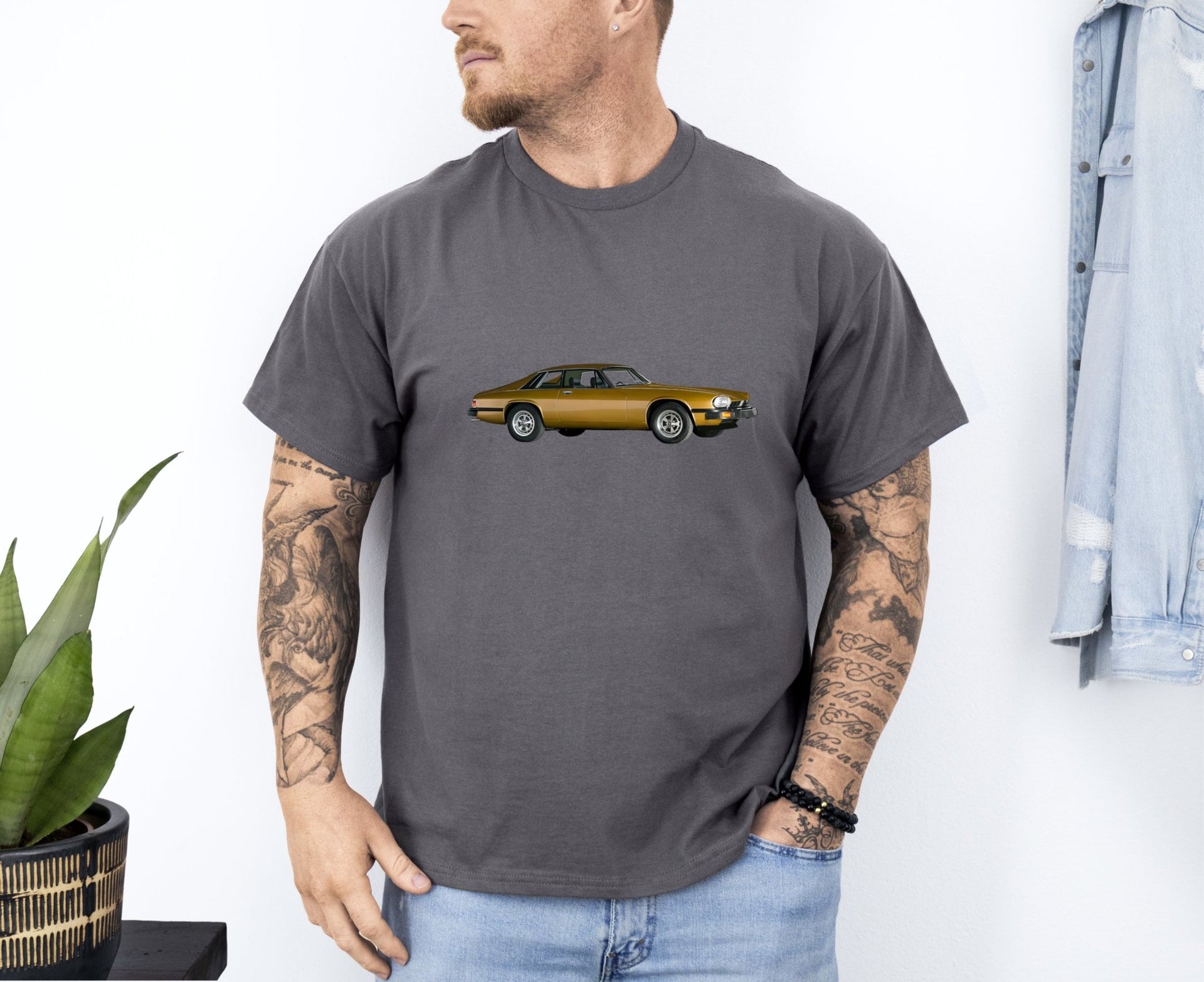 1975 Jaguar XJS V12 T-Shirt - Cars, Trucks & Cycles - Harvey Ltd