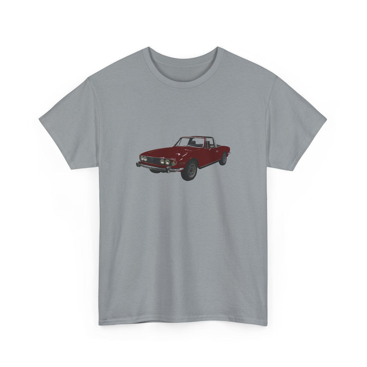 1975 Triumph Stag Touring Convertible T-shirt - Cars, Trucks & Cycles - Harvey Ltd