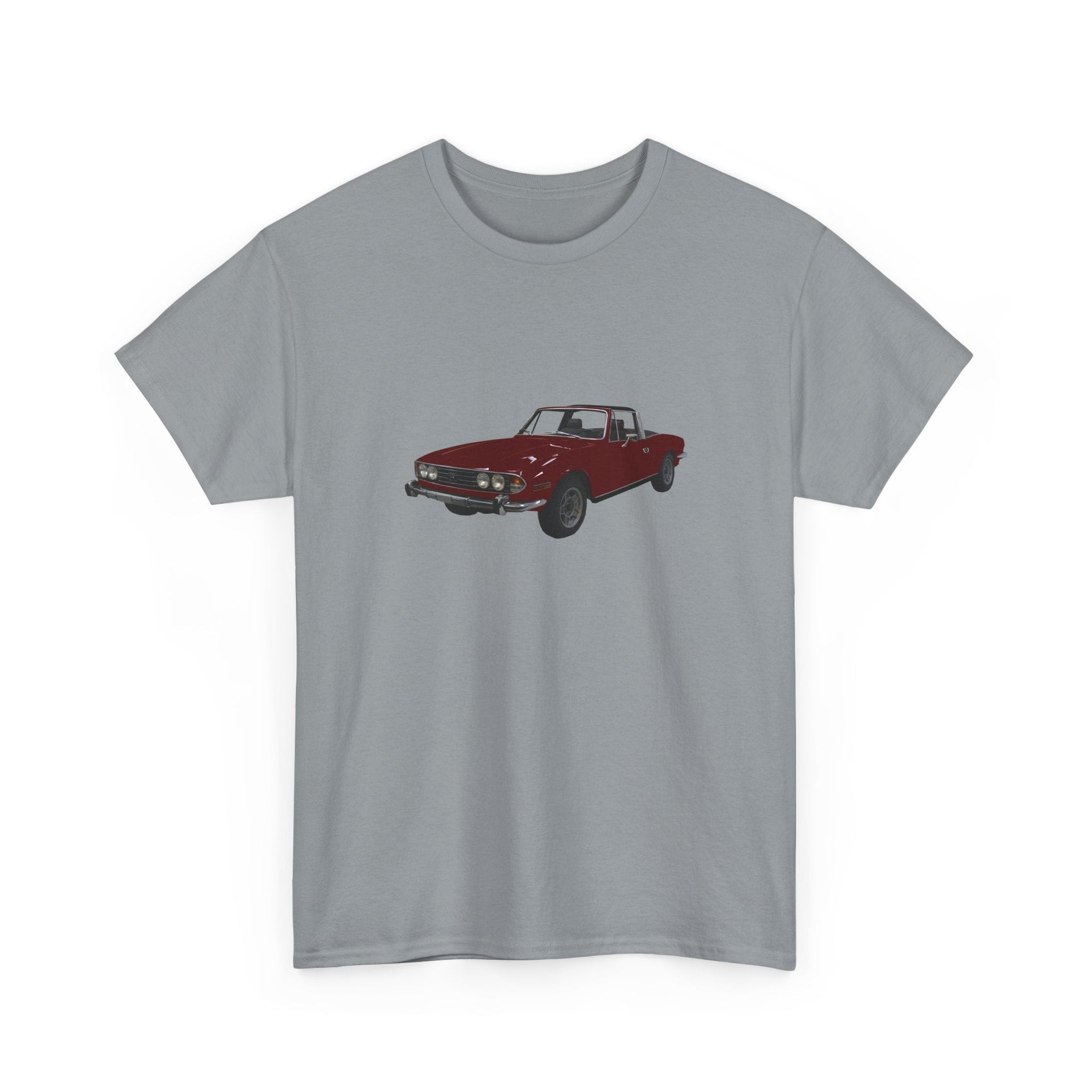 1975 Triumph Stag Touring Convertible T-shirt - Cars, Trucks & Cycles - Harvey Ltd